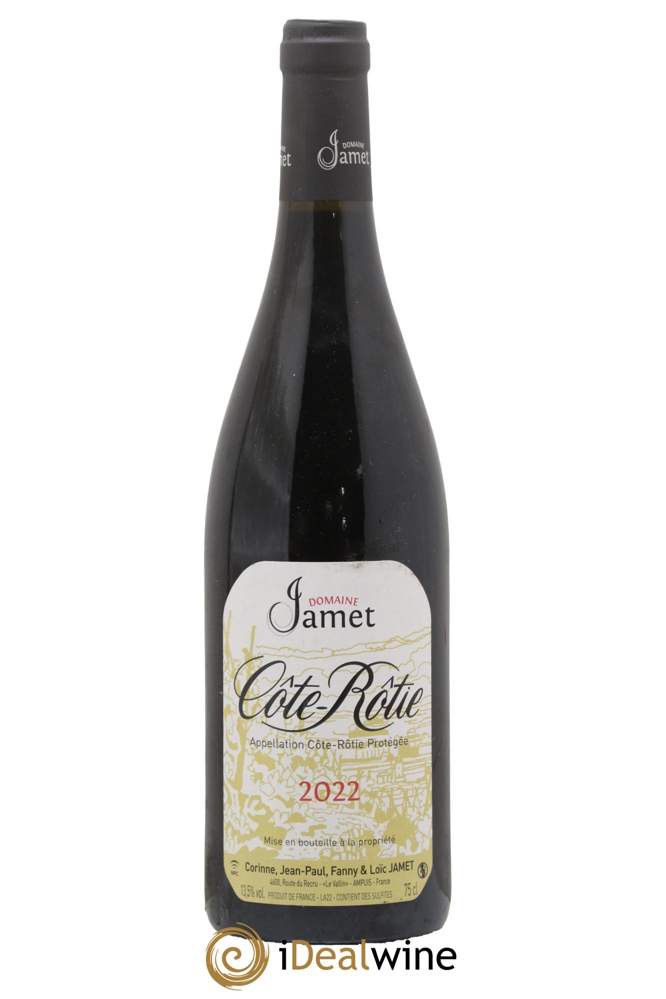 Côte-Rôtie Jamet (Domaine) 2022 - Lot de 1 bouteille - 0