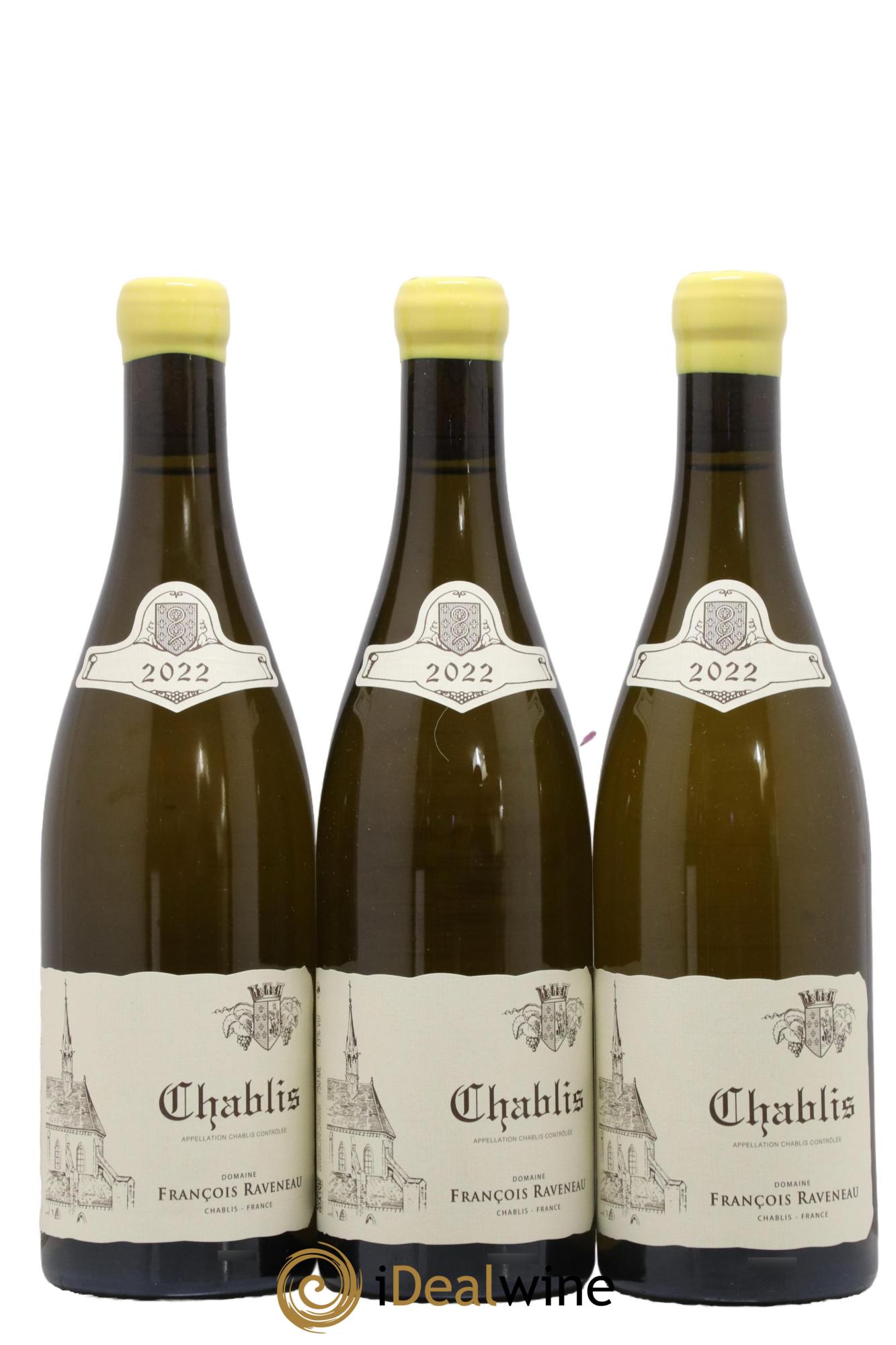 Chablis Raveneau (Domaine) 2022 - Lot of 3 bottles - 0