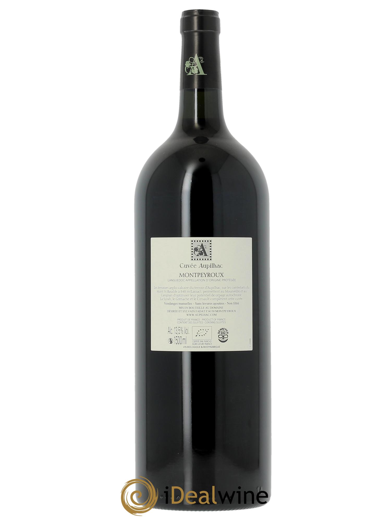 Languedoc-Montpeyroux Aupilhac (Domaine d') Cuvée Aupilhac Sylvain Fadat 2023 - Posten von 1 Magnum - 1