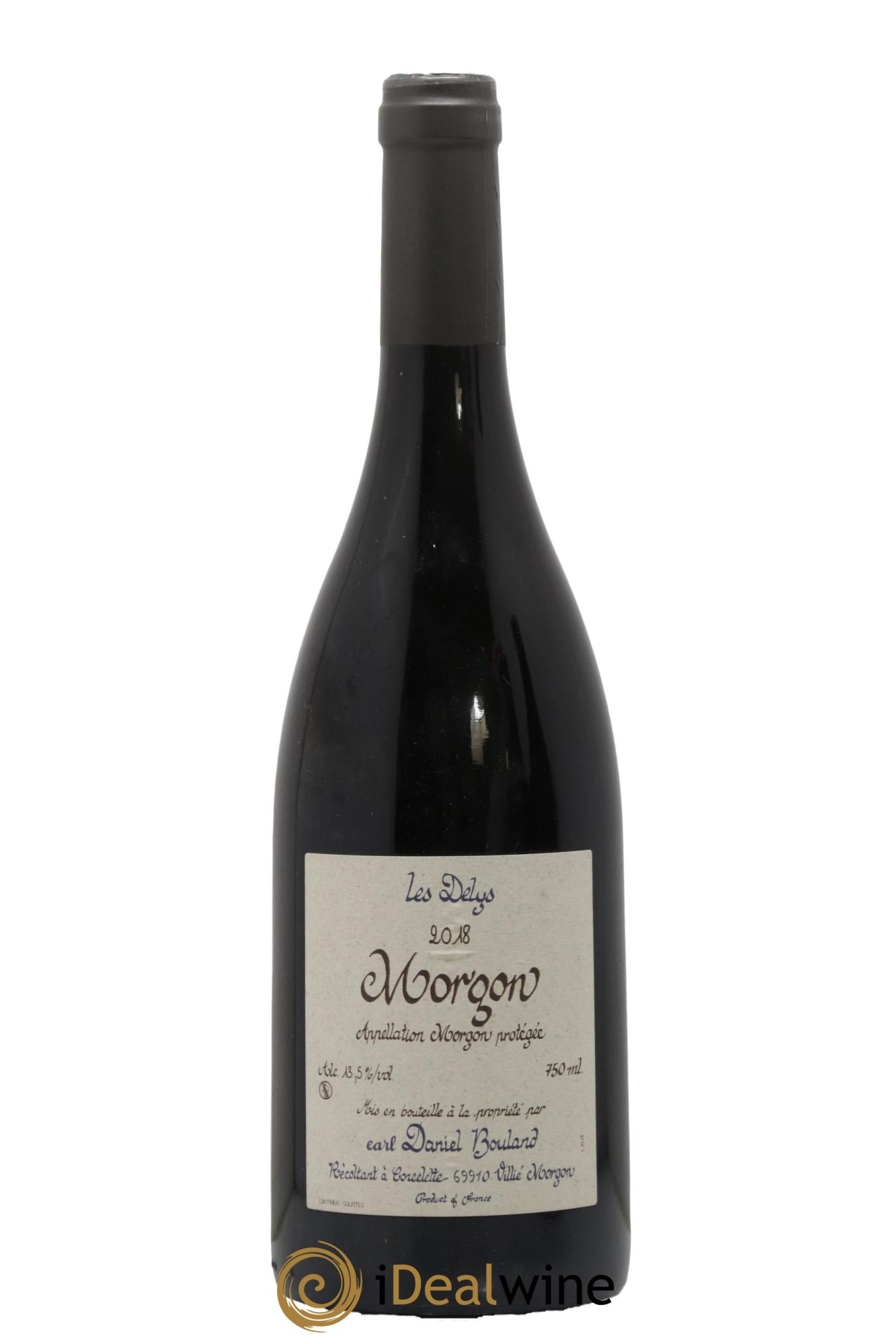 Morgon Les Delys Vielles Vignes de 1926 Daniel Bouland (Domaine) 2018 - Lot de 1 bouteille - 0