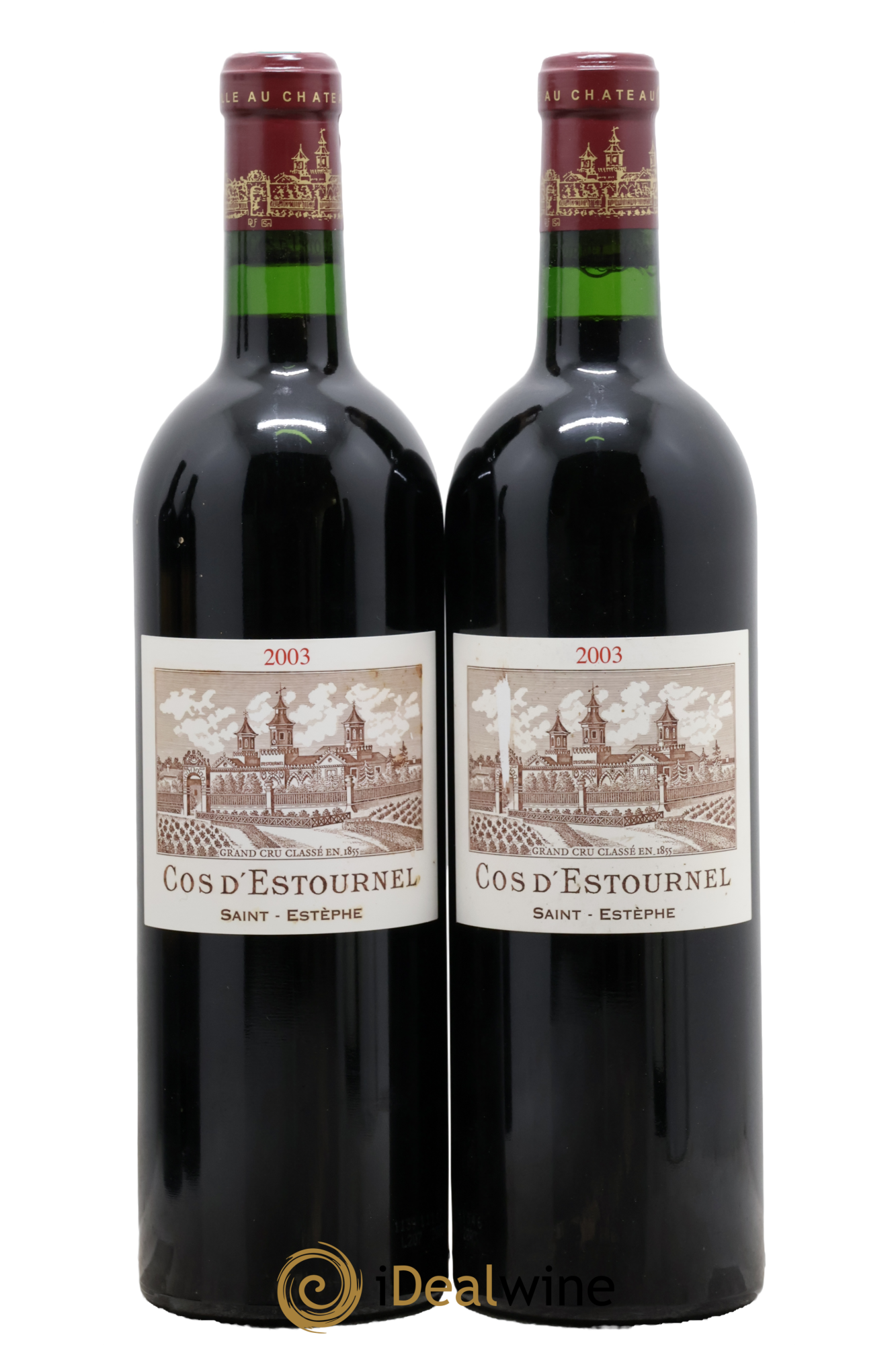 Cos d'Estournel 2ème Grand Cru Classé 2003 - Lot of 2 bottles - 0