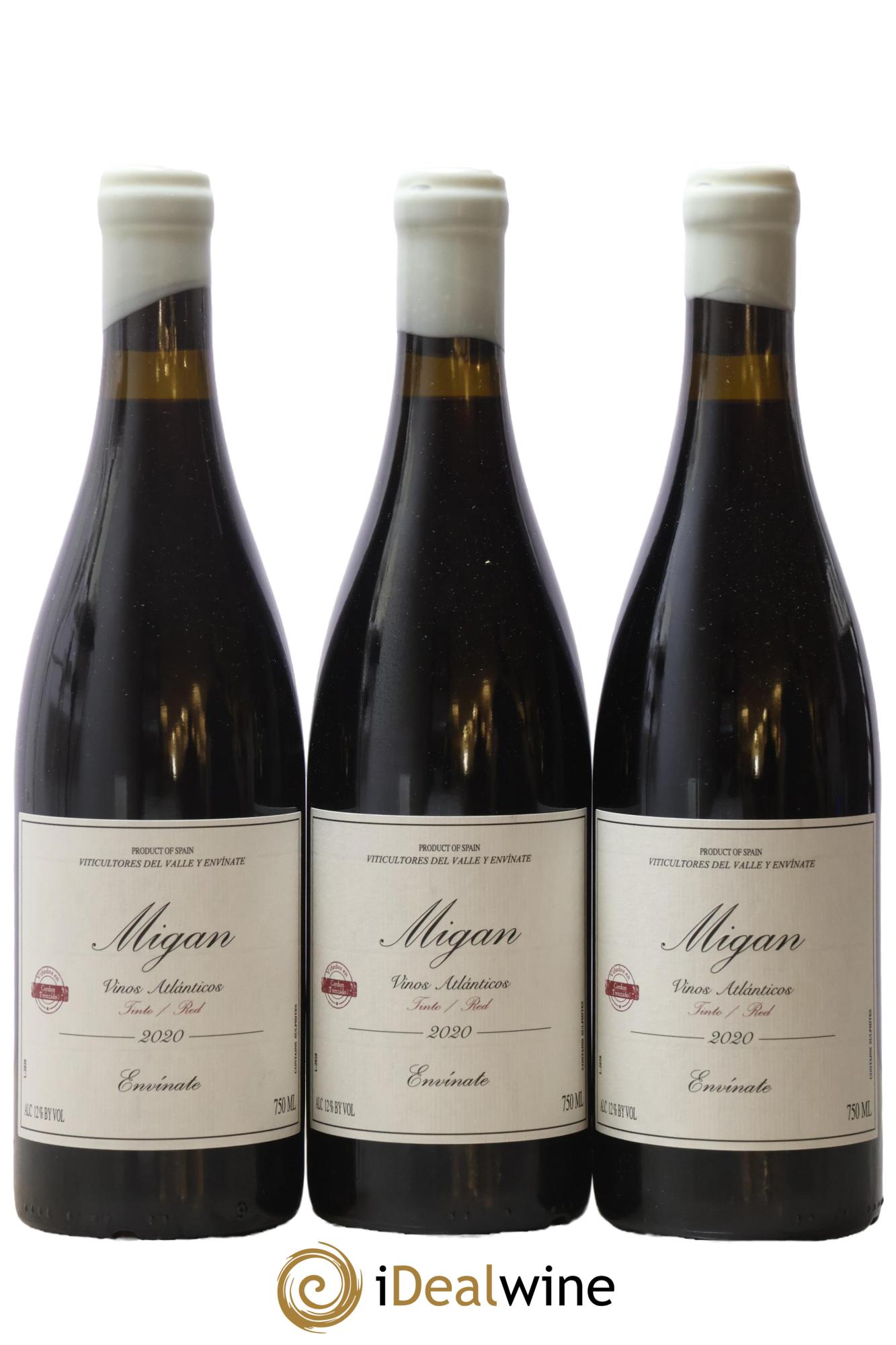 Vinos Atlanticos - Islas Canarias Migan Envinate 2020 - Lot of 3 bottles - 0