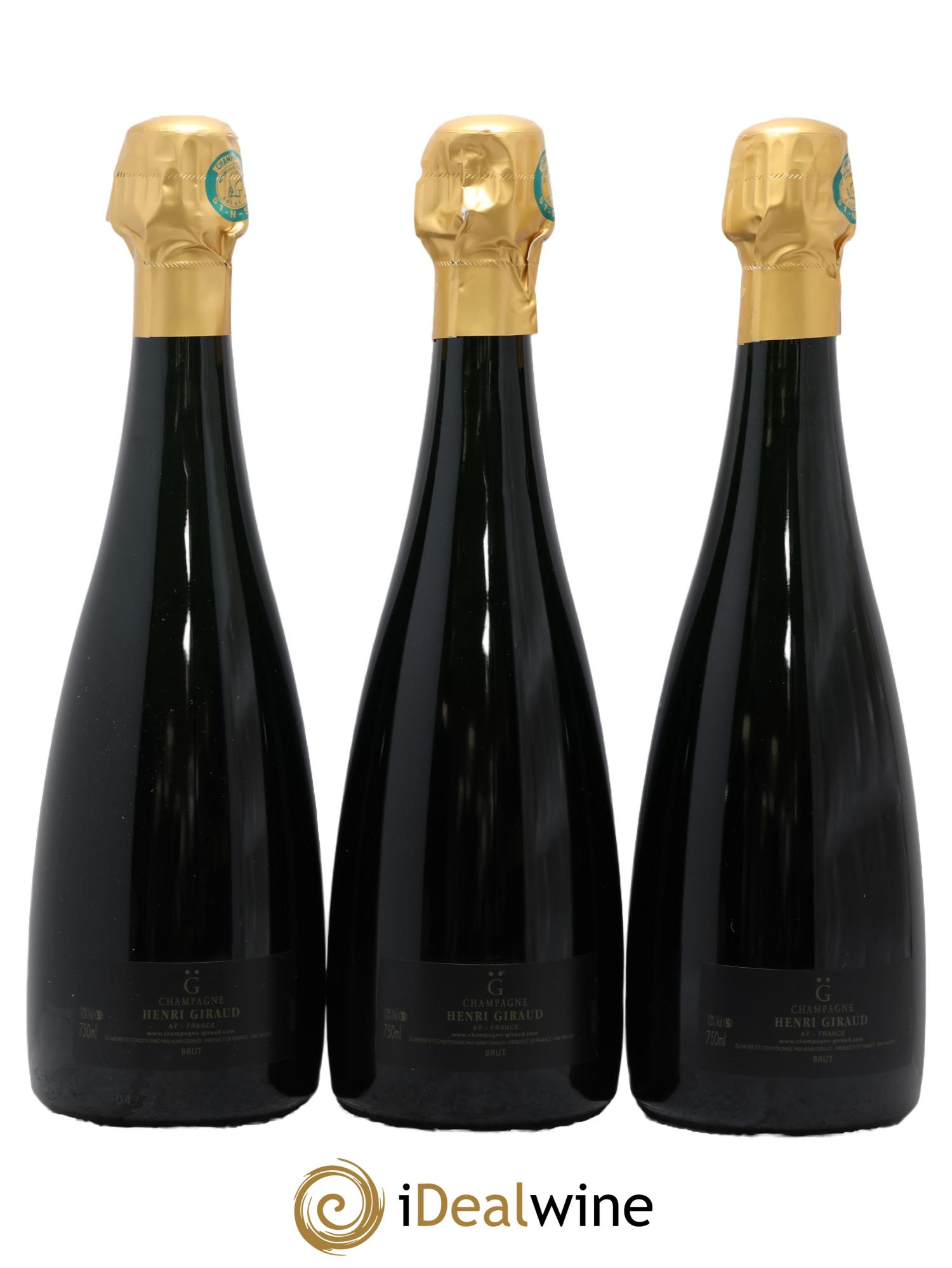 PR 90-20 Henri Giraud - Lot of 3 bottles - 1