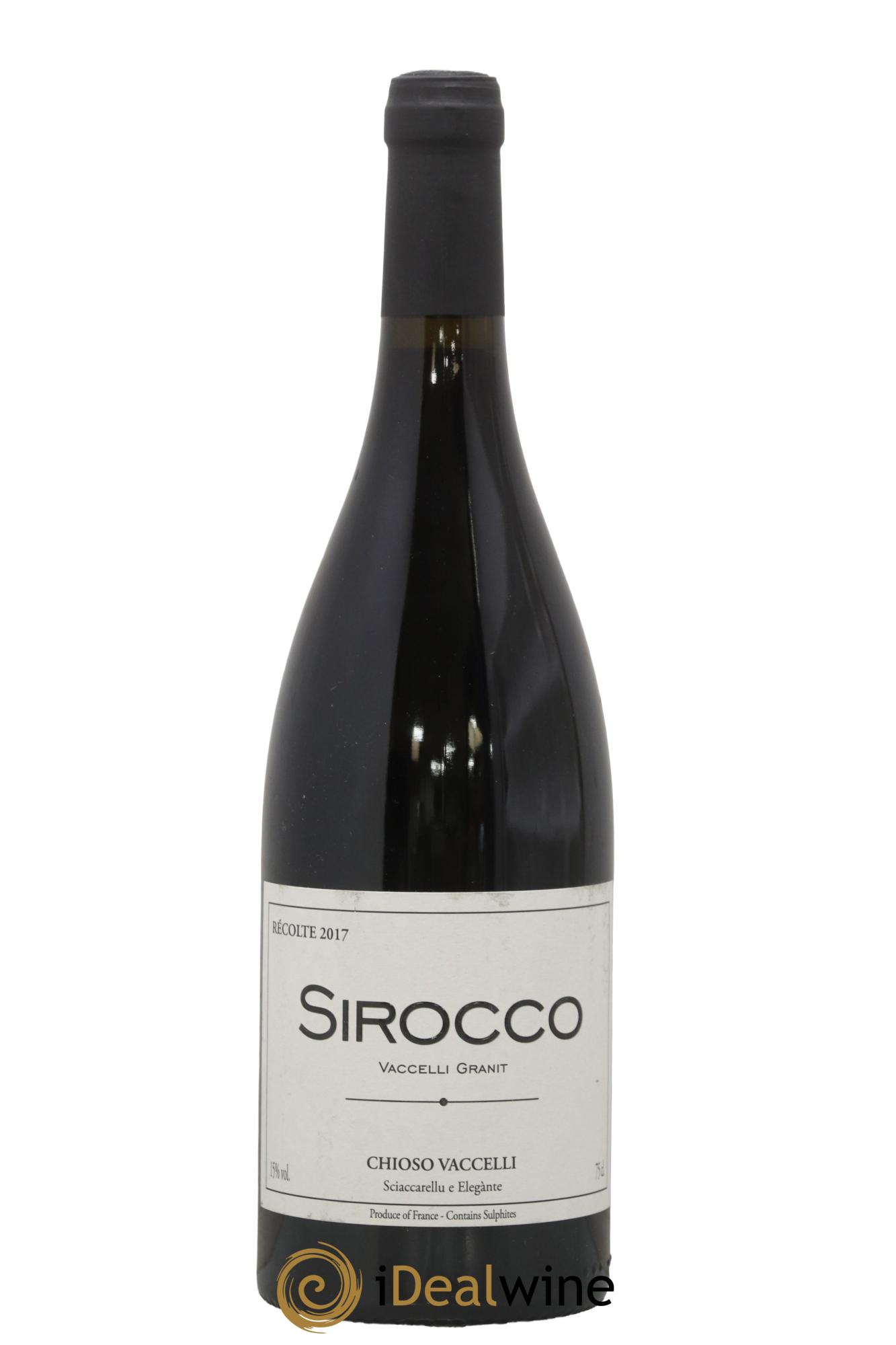 Ajaccio Sirocco Vaccelli 2017 - Lot de 1 bouteille - 0