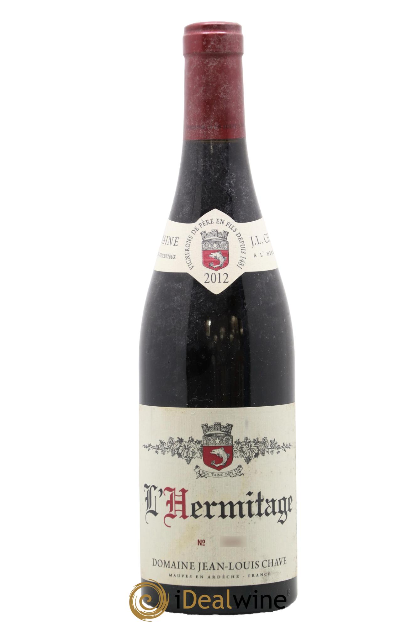 Hermitage Jean-Louis Chave 2012 - Lot de 1 bouteille - 0