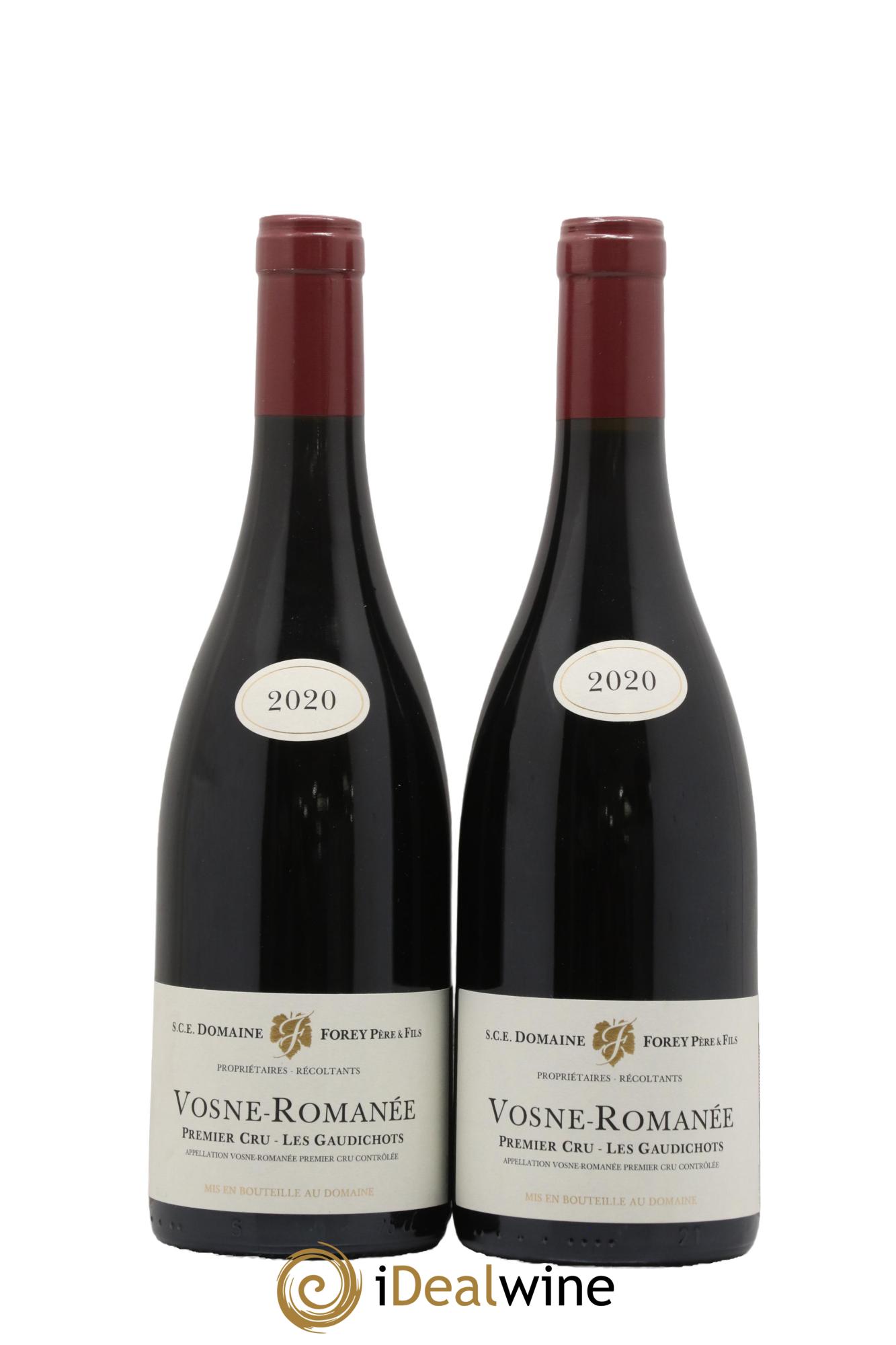 Vosne-Romanée 1er Cru Les Gaudichots Forey Père et Fils (Domaine) 2020 - Lot de 2 bouteilles - 0