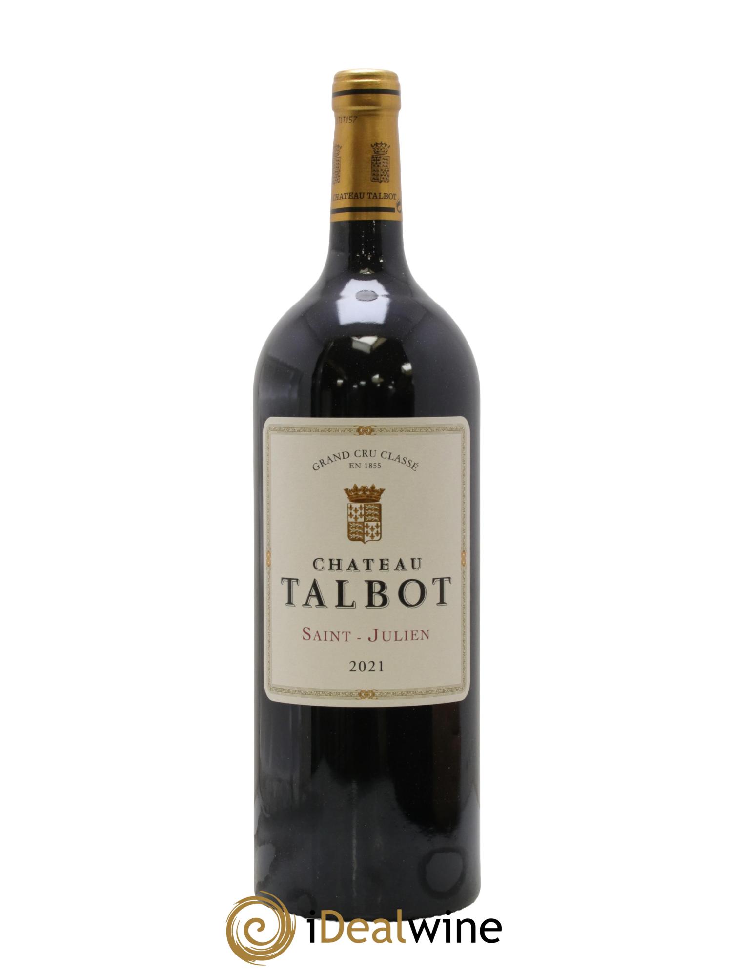 Château Talbot 4ème Grand Cru Classé 2021 - Lot de 1 magnum - 1