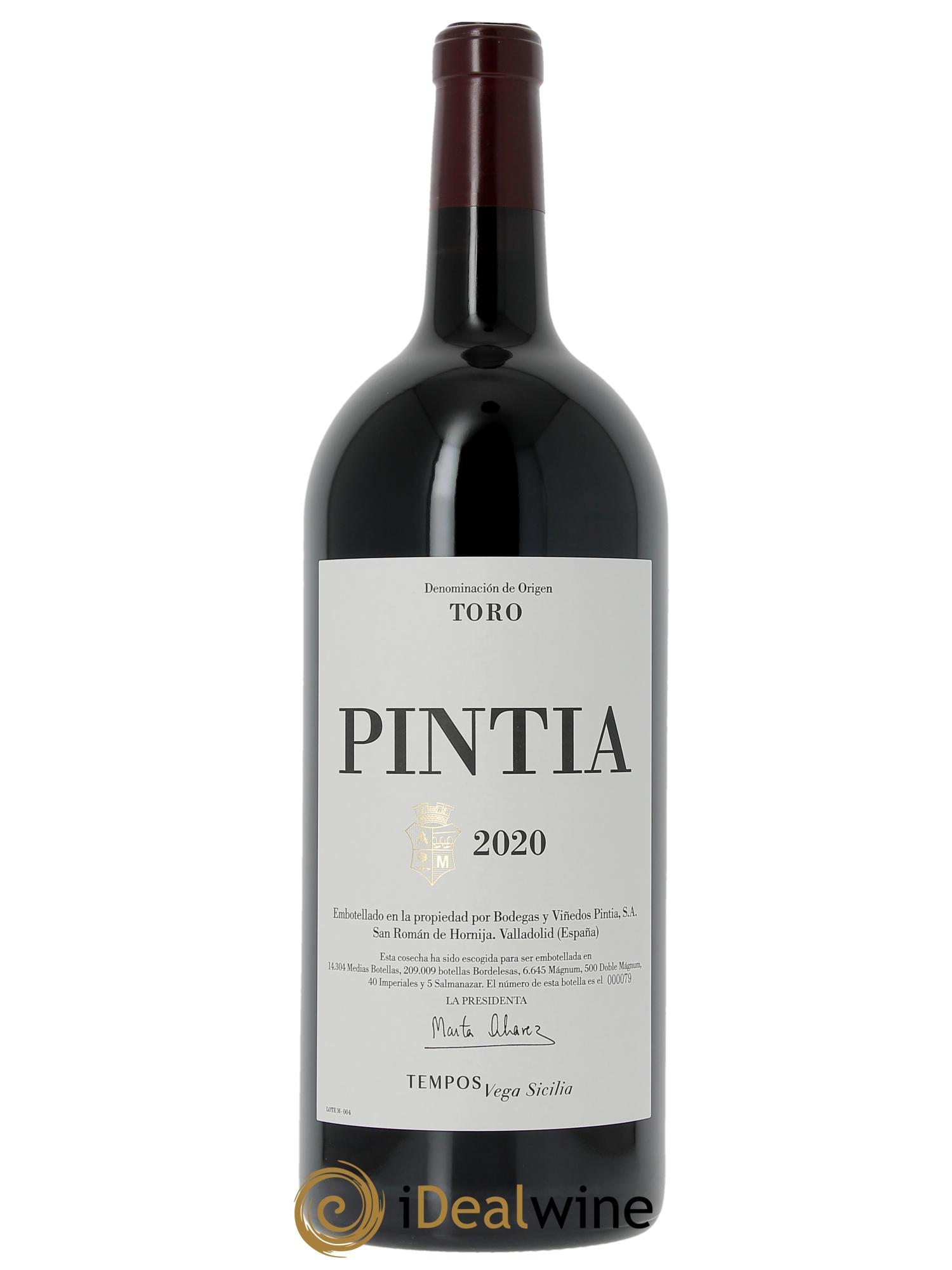 Toro DO Vega Sicilia Pintia Famille Alvarez 2020 - Lot of 1 double magnum - 1