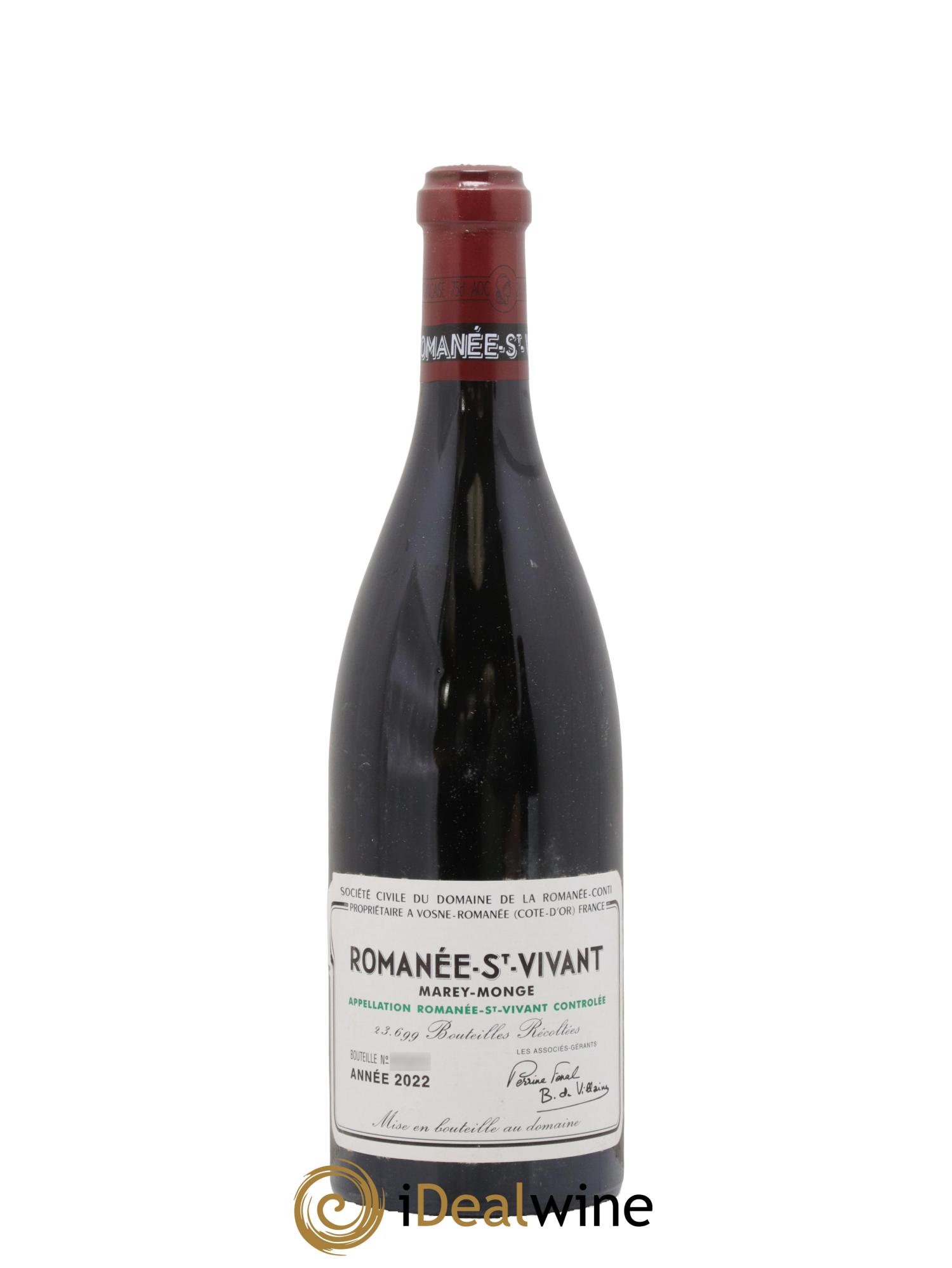Romanée-Saint-Vivant Grand Cru Domaine de la Romanée-Conti 2022 - Lotto di 1 bottiglia - 0