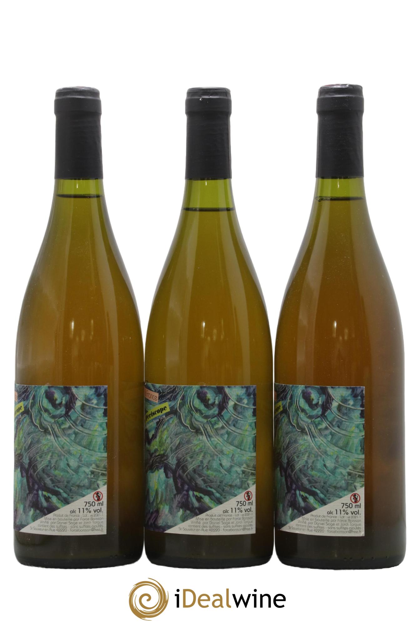 Vin de France La voix du periscope Daniel Sage 2020 - Lot of 3 bottles - 1
