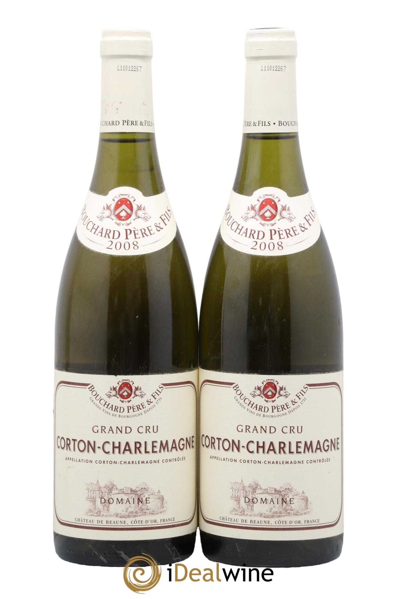 Corton-Charlemagne Grand Cru Bouchard Père & Fils 2008 - Lot de 2 bouteilles - 0