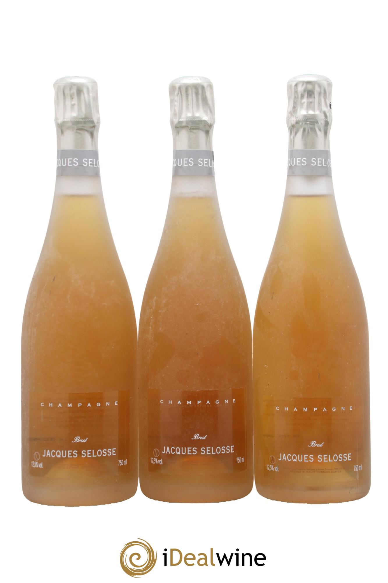 Rosé Brut Jacques Selosse - Posten von 3 Flaschen - 0