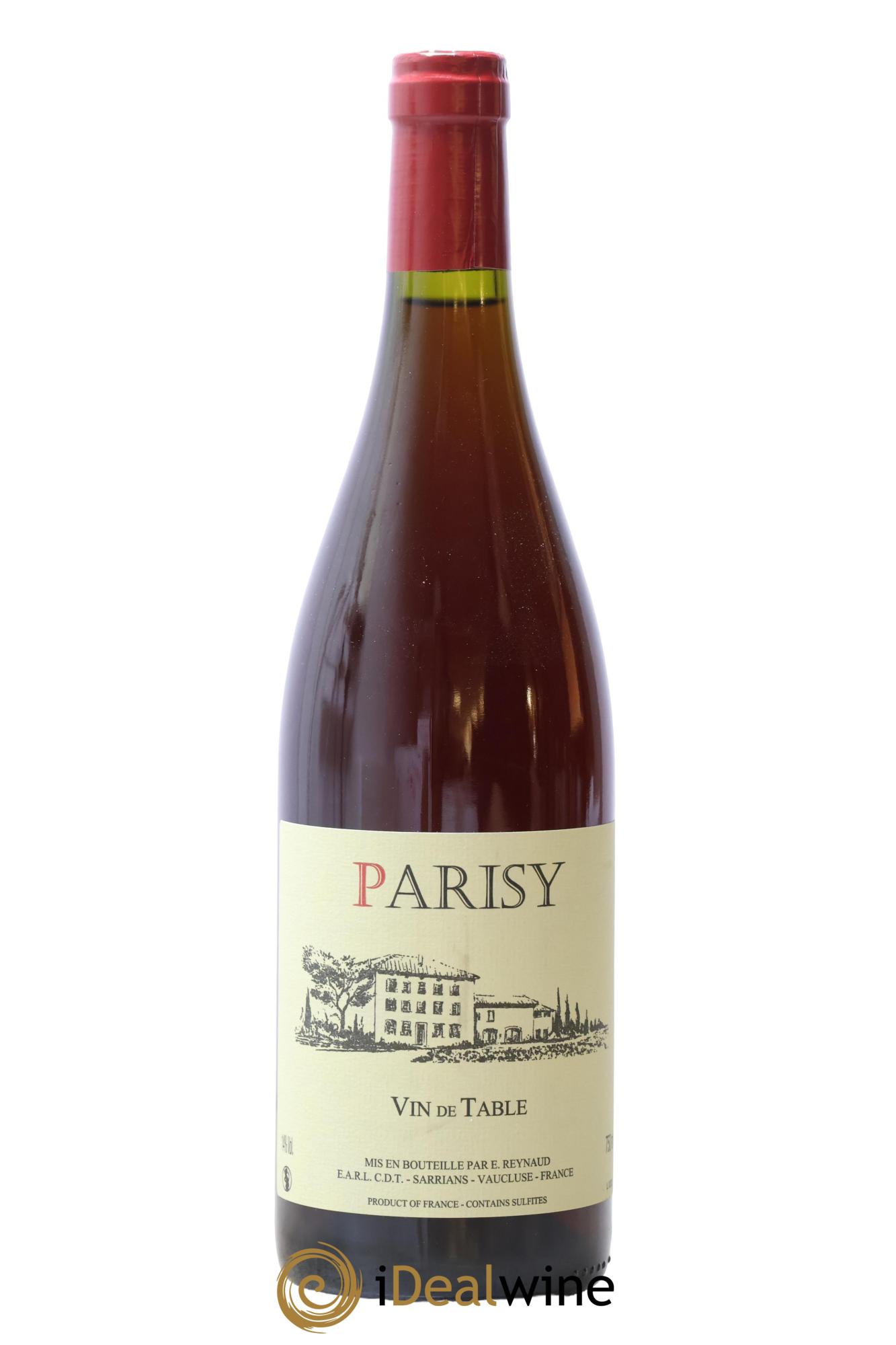 Vin de Table Parisy Emmanuel Reynaud 2020 - Lot de 1 bouteille - 0