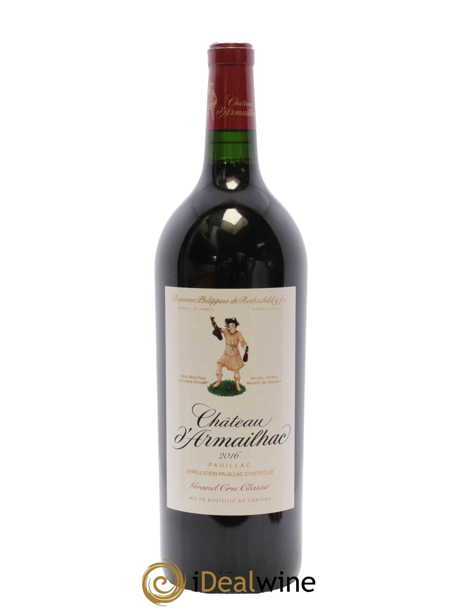 Château d' Armailhac - Mouton Baron(ne) Philippe 5ème Grand Cru Classé 2016 - Posten von 1 Magnum - 1