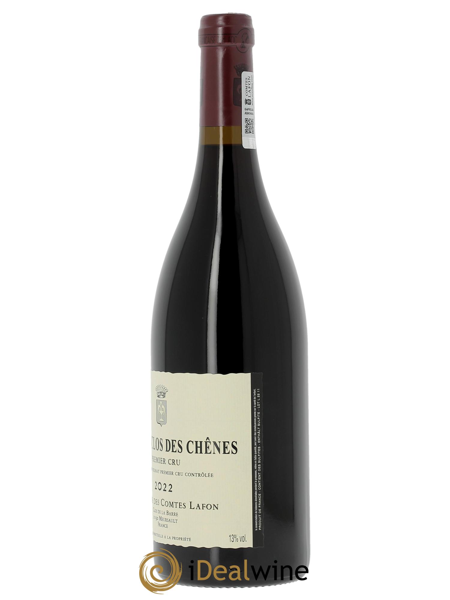Volnay 1er Cru Clos des Chênes Comtes Lafon (Domaine des) 2022 - Posten von 1 Flasche - 1