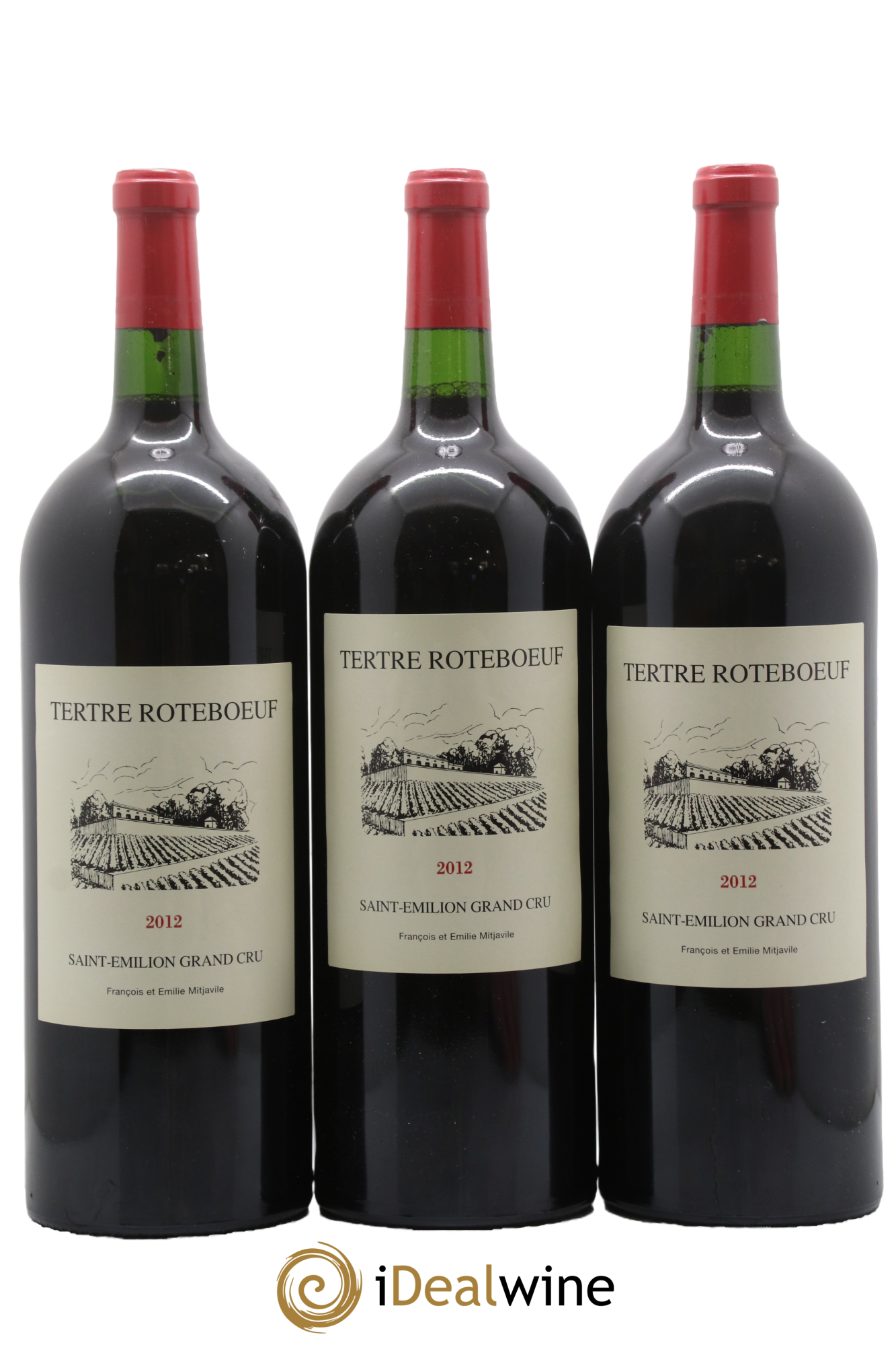 Château Tertre Roteboeuf 2012 - Lot of 6 magnums - 3