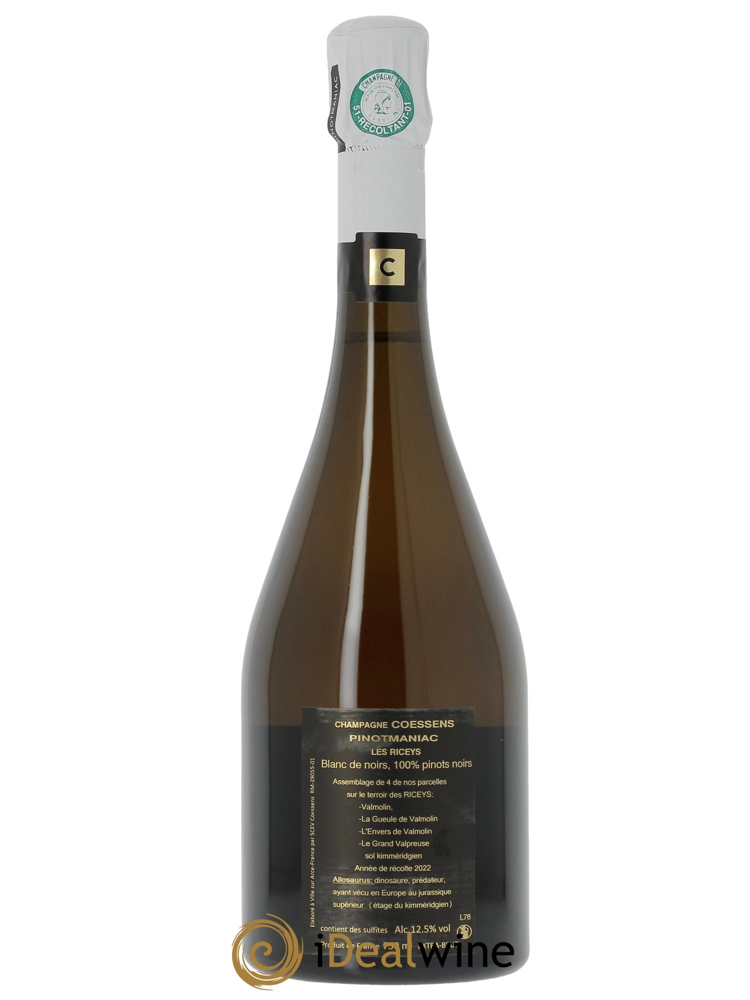 Pinotmaniac Les Riceys Jérome Coessens  - Lotto di 1 bottiglia - 1