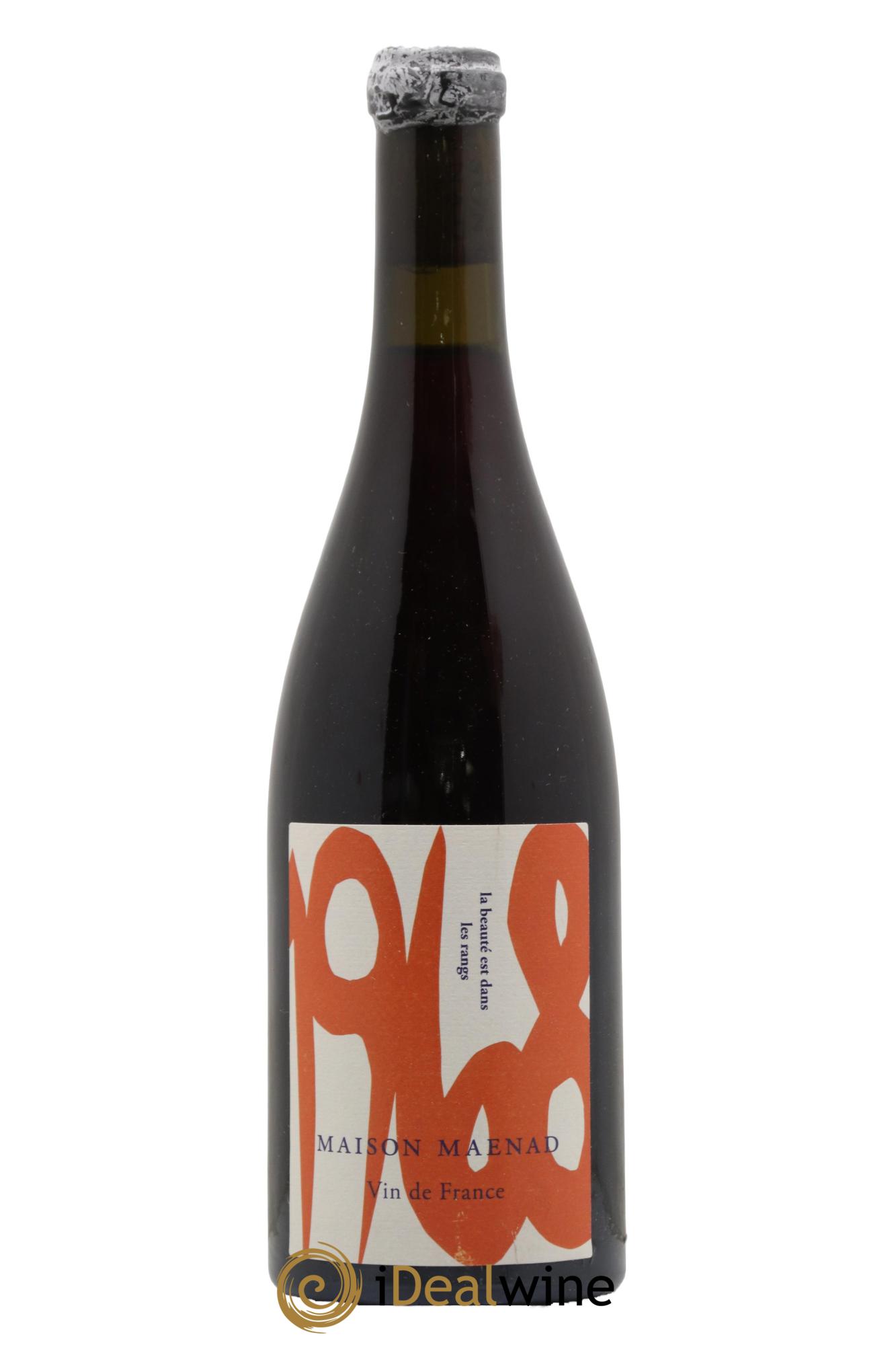 Vin de France La Beauté Est Dans les Rangs Katie Worobeck Maison Maenad 2021 - Lot de 1 bouteille - 0