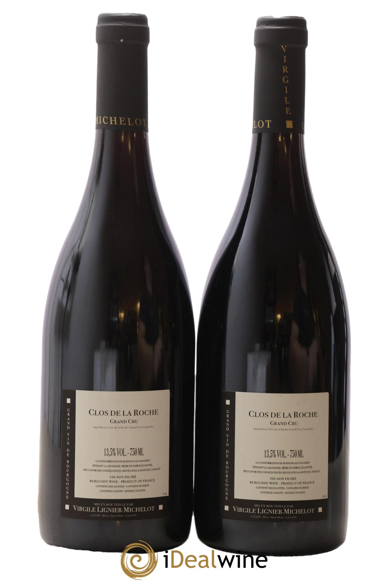 Clos de la Roche Grand Cru Lignier-Michelot (Domaine) 2012 - Lot of 2 bottles - 1