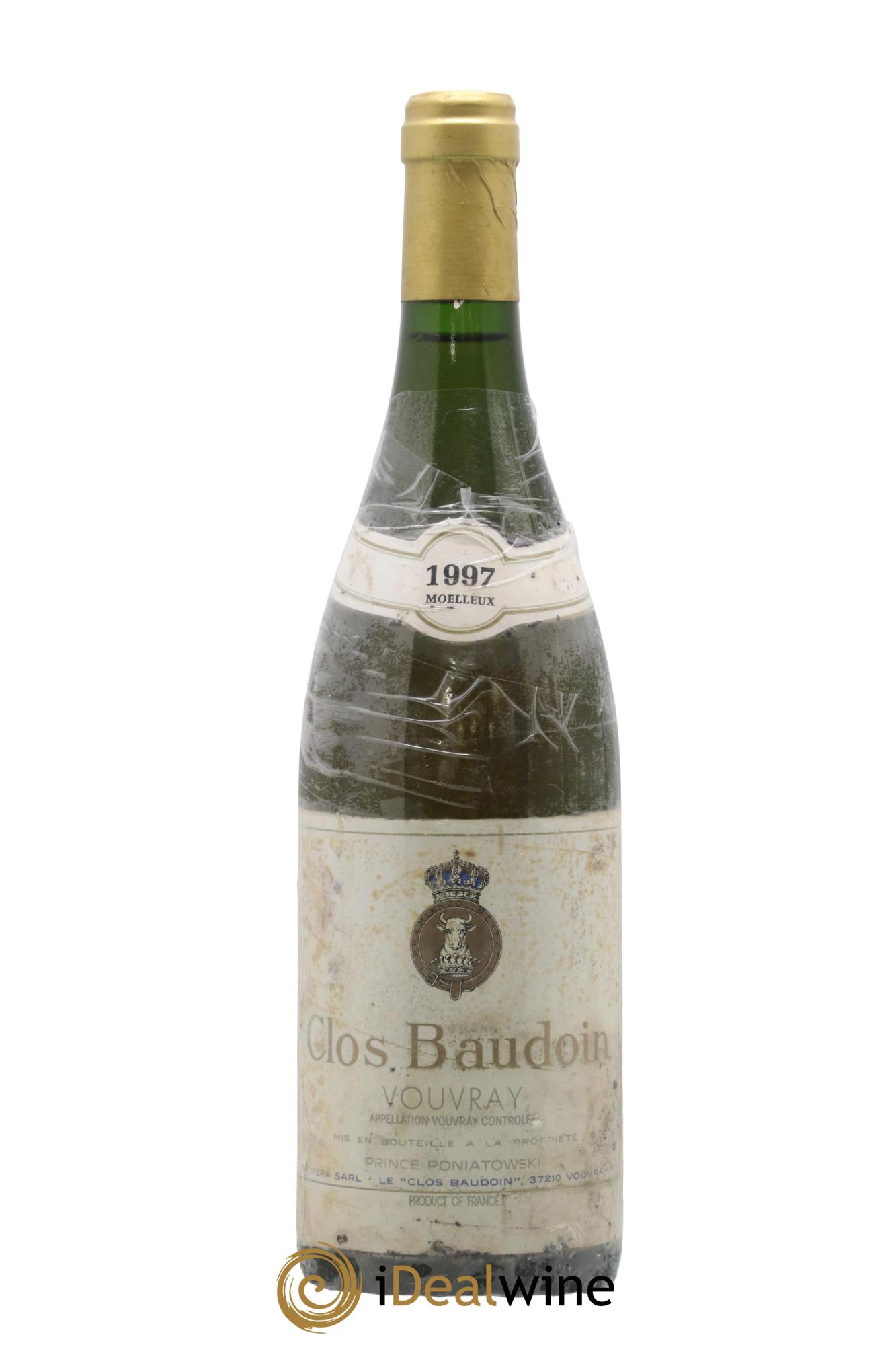 Vouvray Clos Baudouin Poniatwski 1997 - Lot de 1 bouteille - 0