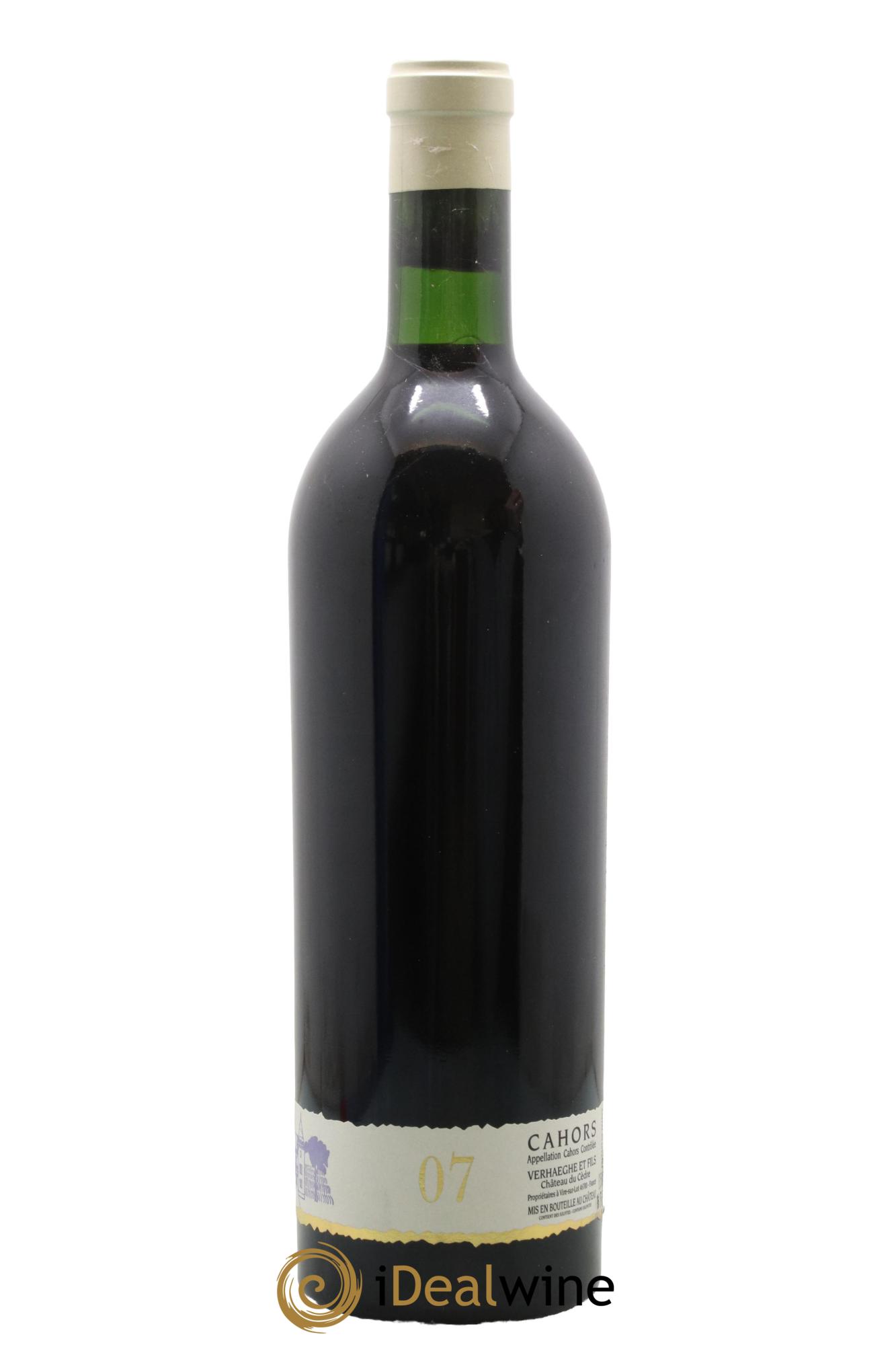 Cahors Château du Cèdre GC Pascal et Jean-Marc Verhaeghe  2007 - Posten von 1 Flasche - 1