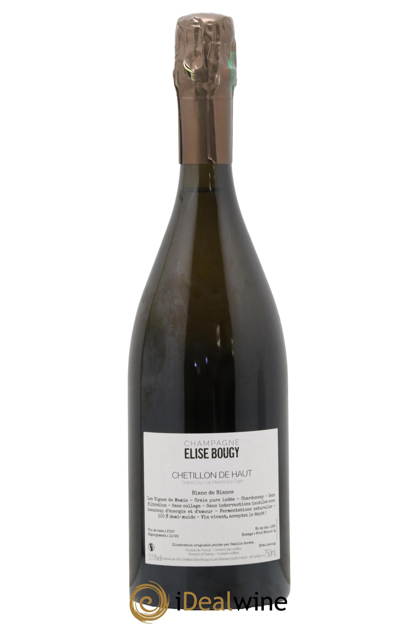 Chétillon de Haut Le Mesnil sur Oger Elise Bougy - Lot de 1 bouteille - 1