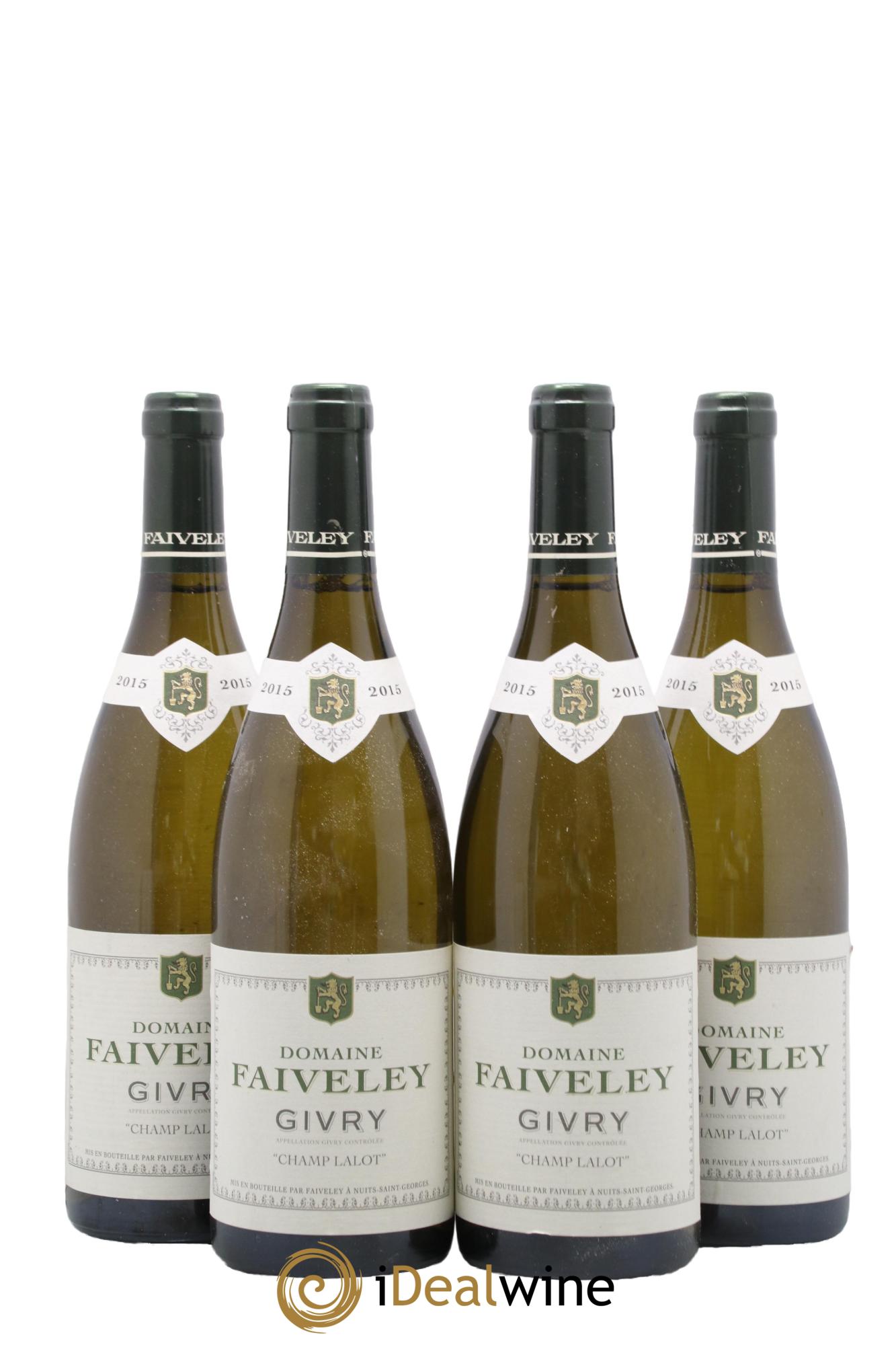 Givry Champ Lalot Domaine Faiveley 2015 - Lot de 4 bouteilles - 0