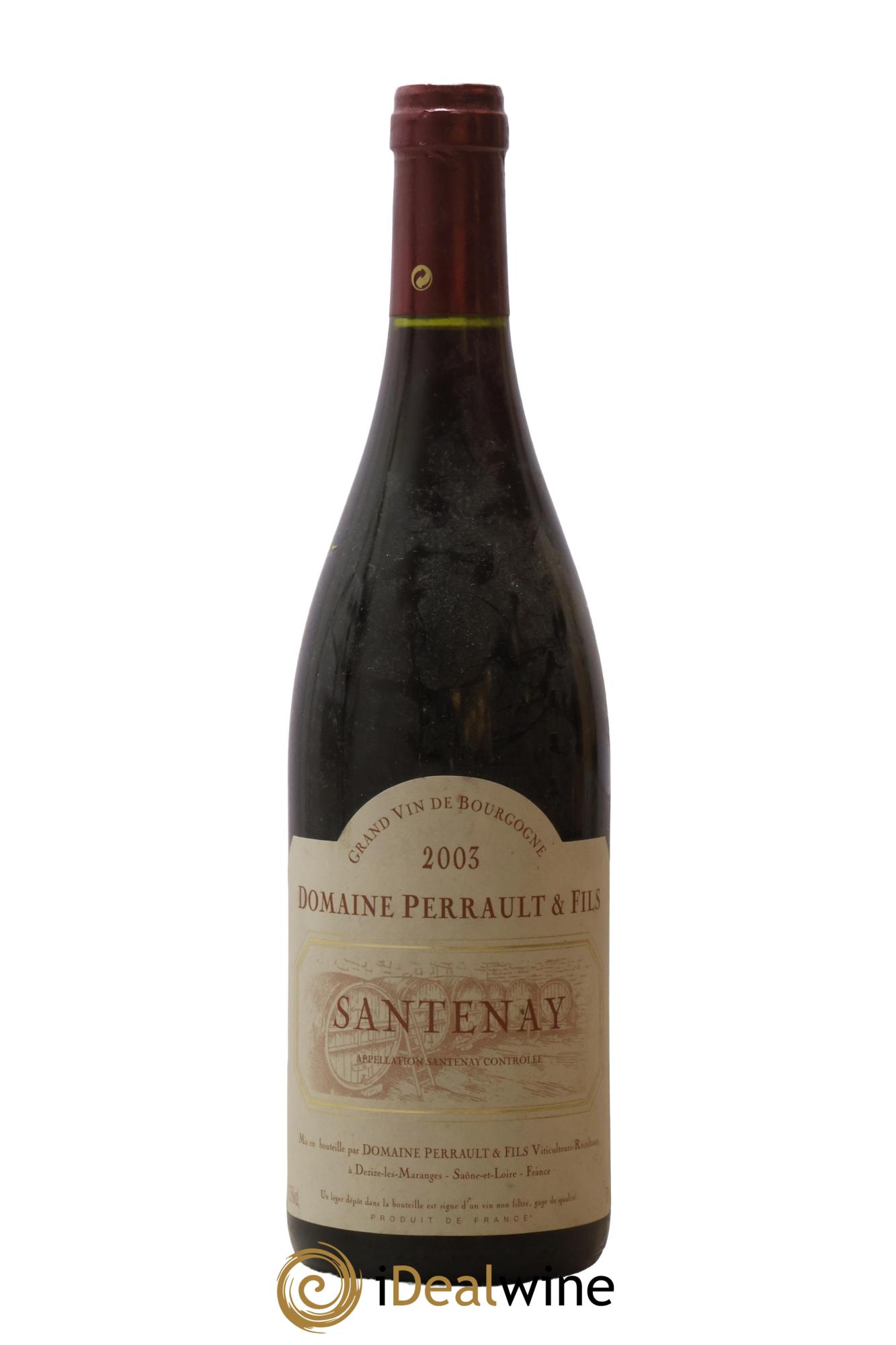 Santenay Perrault 2003 - Posten von 1 Flasche - 0