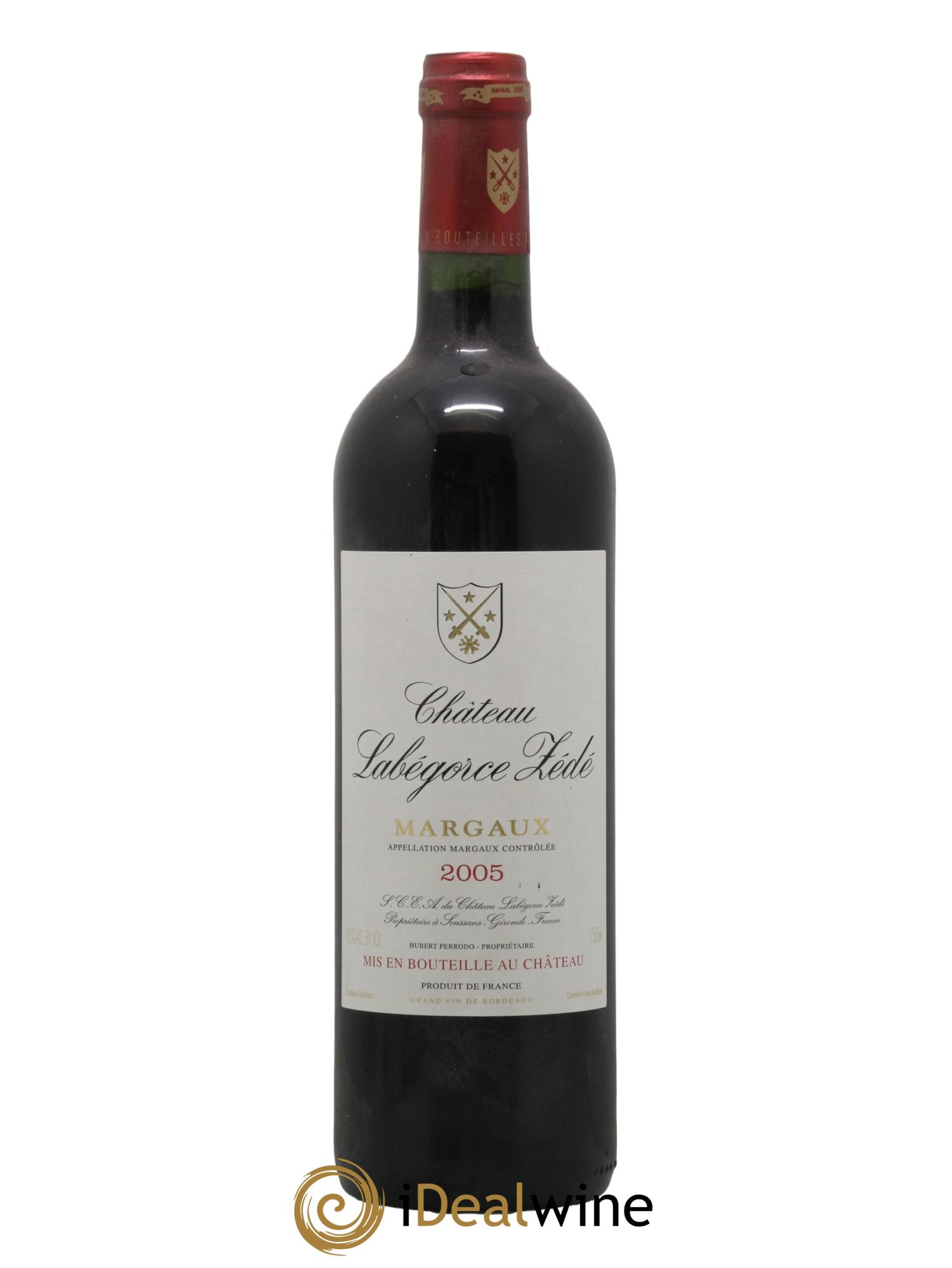Château Labegorce Zédé Cru Bourgeois 2005 - Lot de 1 bouteille - 0