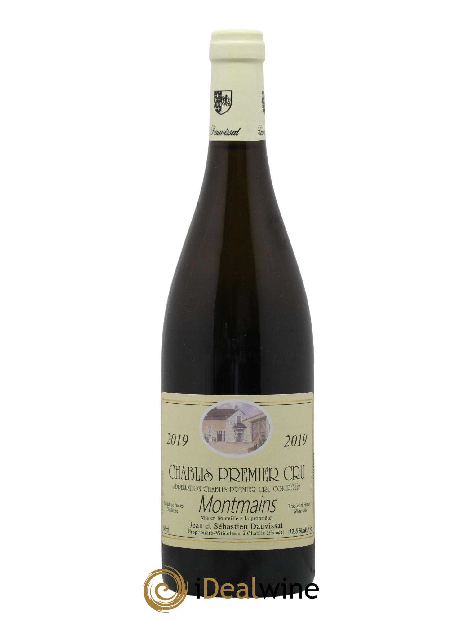 Chablis 1er Cru Montmains Jean Dauvissat (Domaine) 2019 - Lot de 1 bouteille - 0