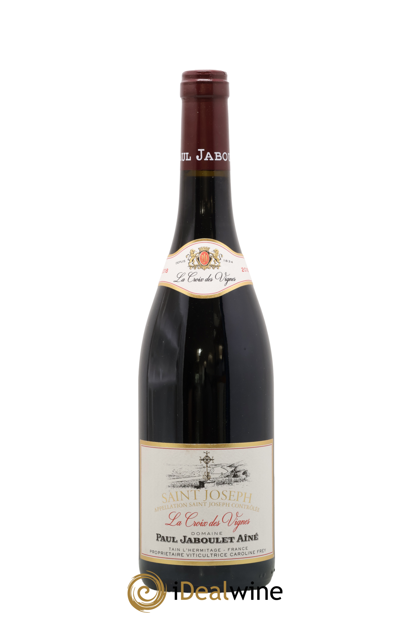 Saint-Joseph La Croix des Vignes Paul Jaboulet Ainé 2018 - Lot de 1 bouteille - 0