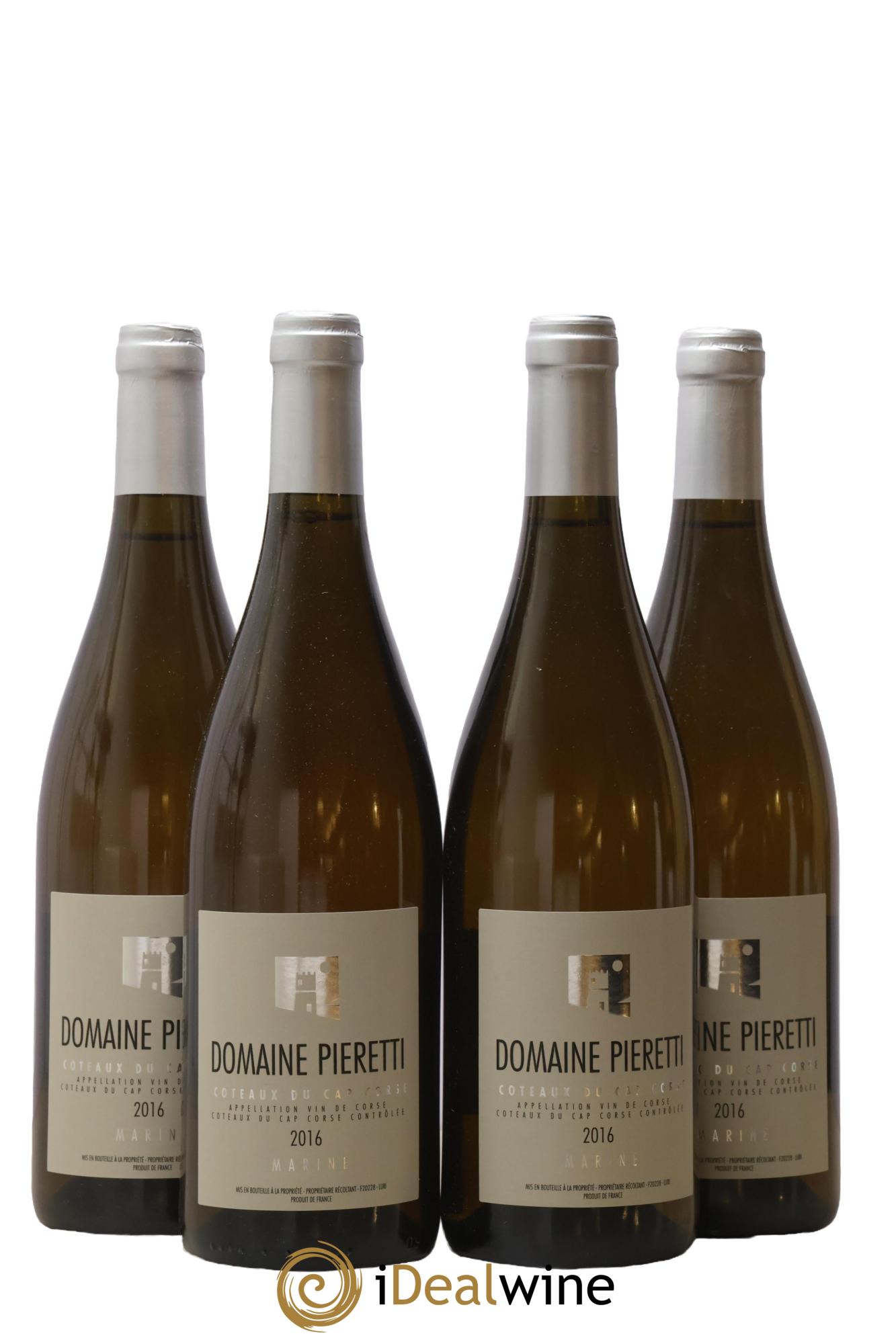 Vin de Corse Coteaux du Cap Corse Marine Domaine Pieretti 2016 - Lotto di 4 bottiglie - 0