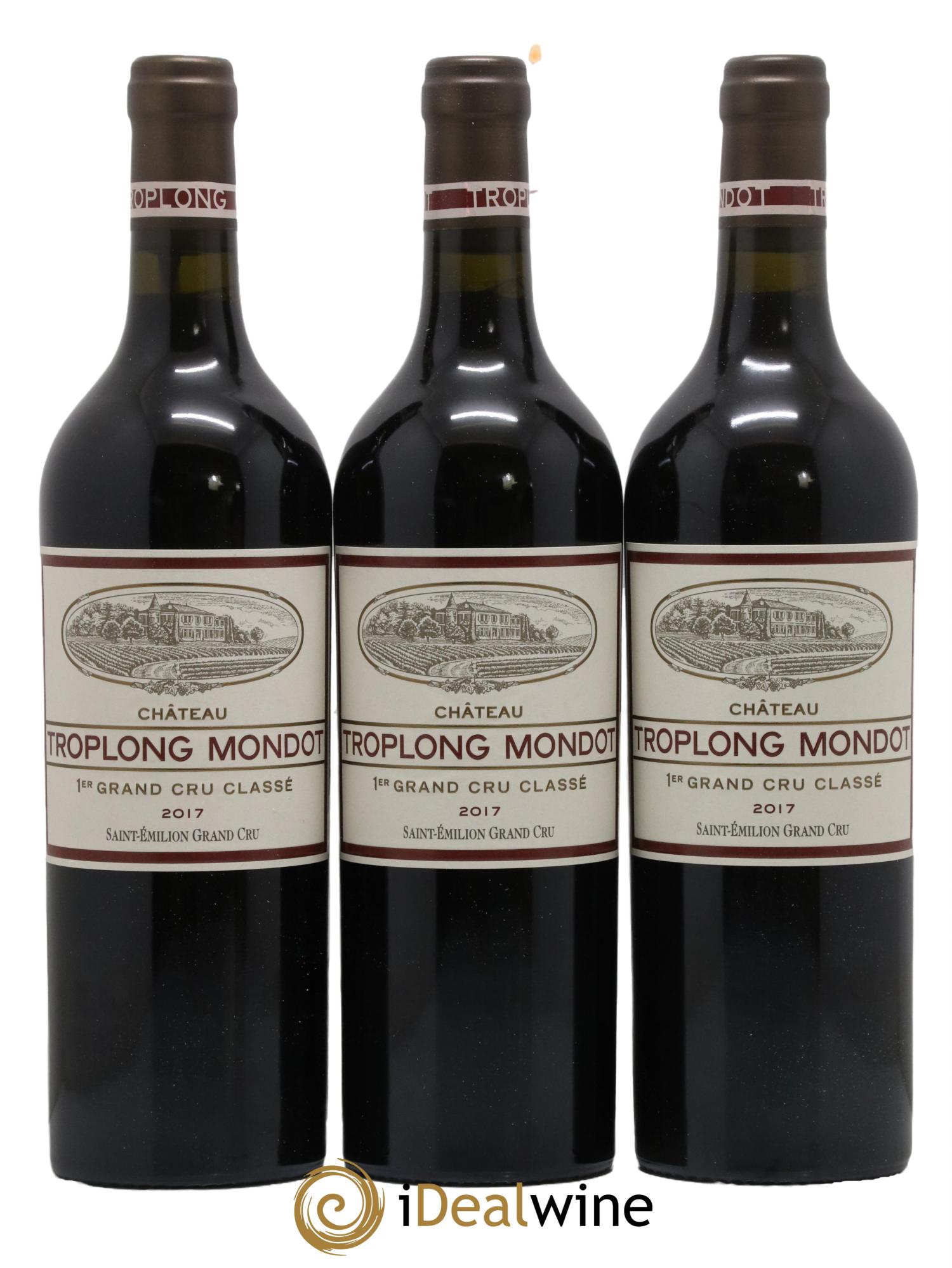 Château Troplong Mondot 1er Grand Cru Classé B 2017 - Posten von 6 Flaschen - 1