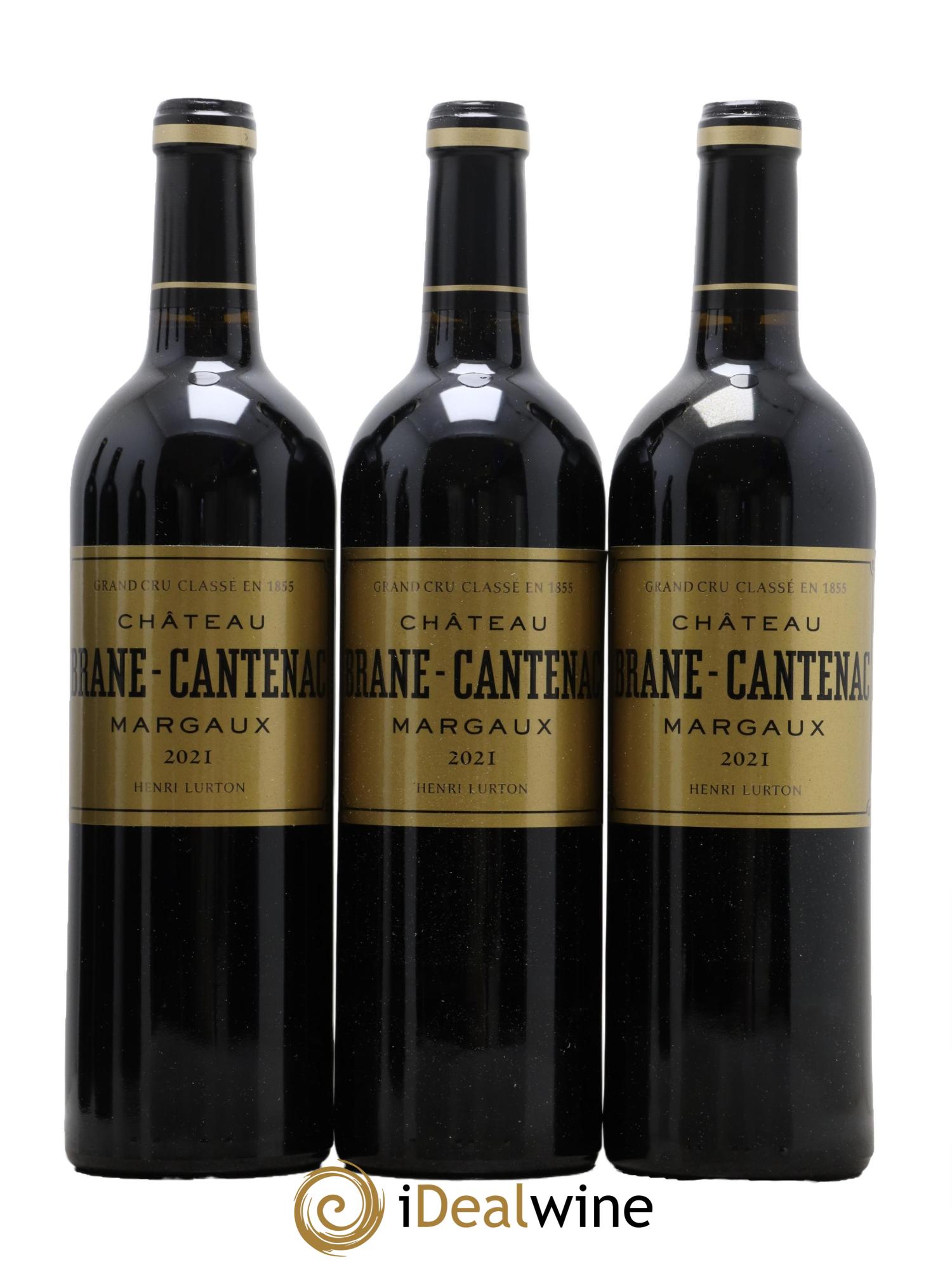Château Brane Cantenac 2ème Grand Cru Classé 2021 - Lot de 6 bouteilles - 1