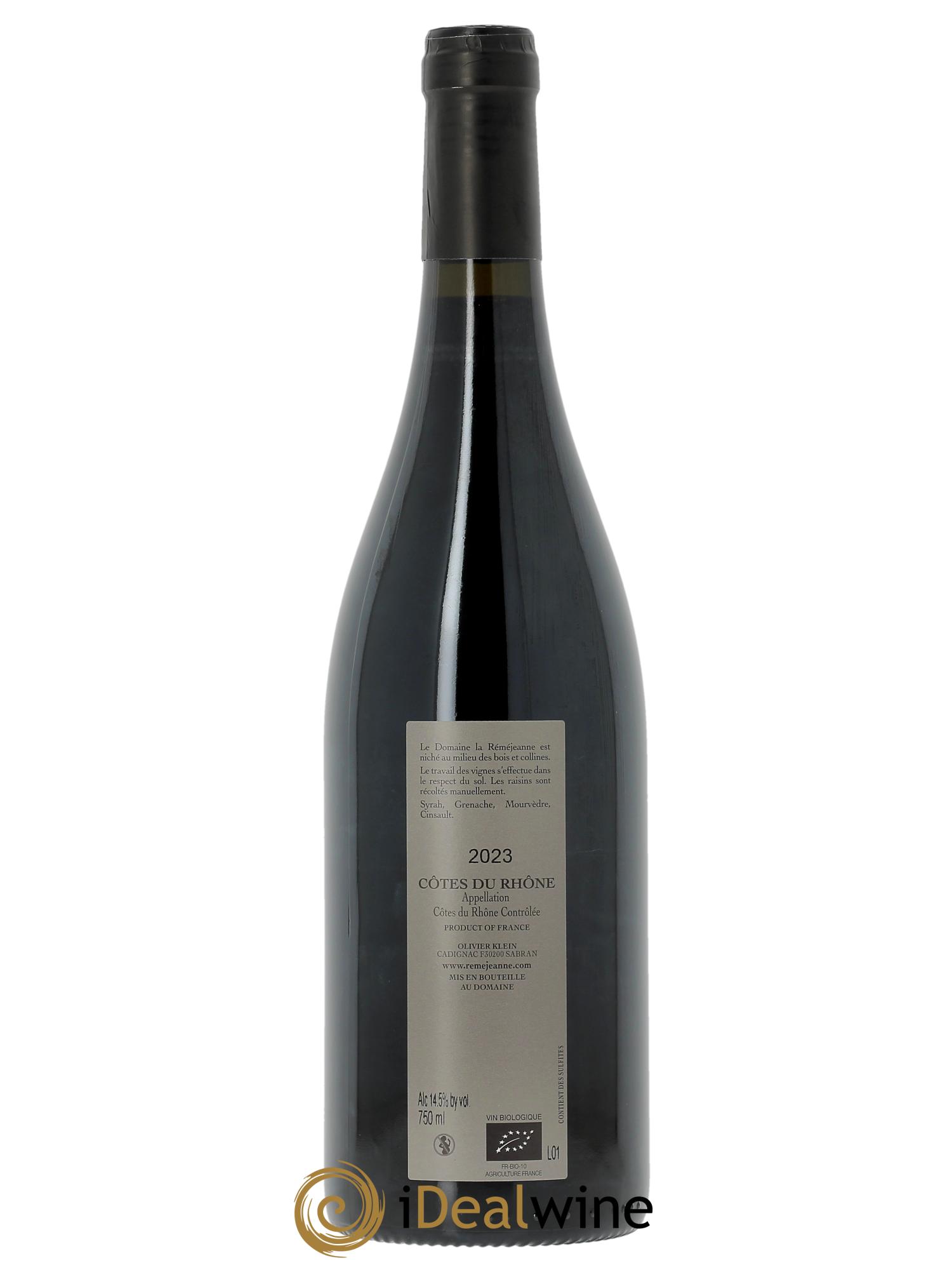 Côtes-du-Rhône Les Chèvrefeuilles La Réméjeanne  2023 - Lot of 1 bottle - 1