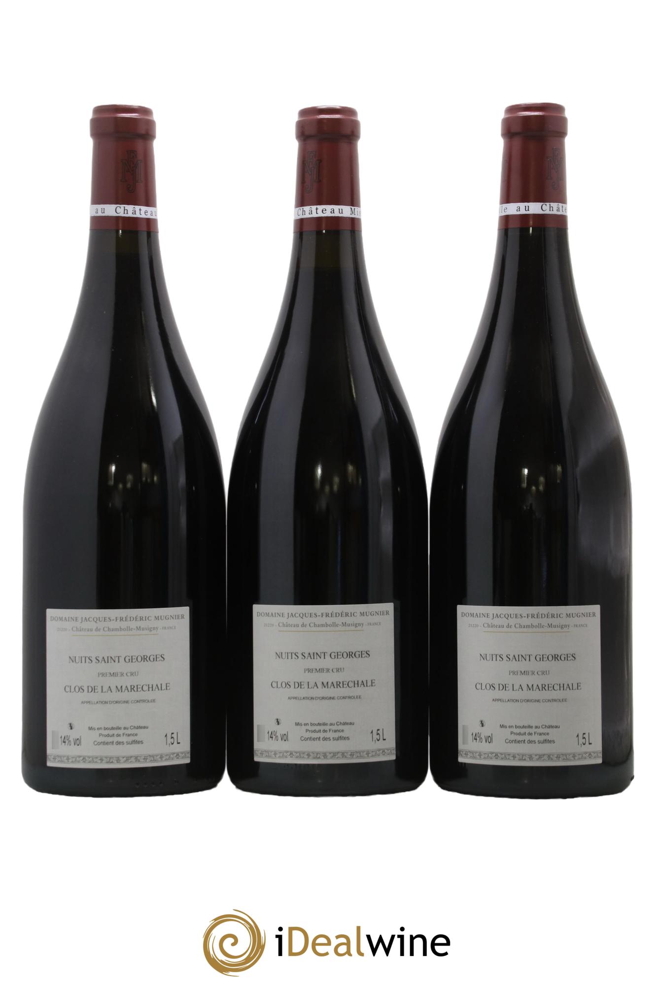 Nuits-Saint-Georges 1er Cru Clos de La Maréchale Jacques-Frédéric Mugnier 2022 - Lotto di 3 magnum - 1