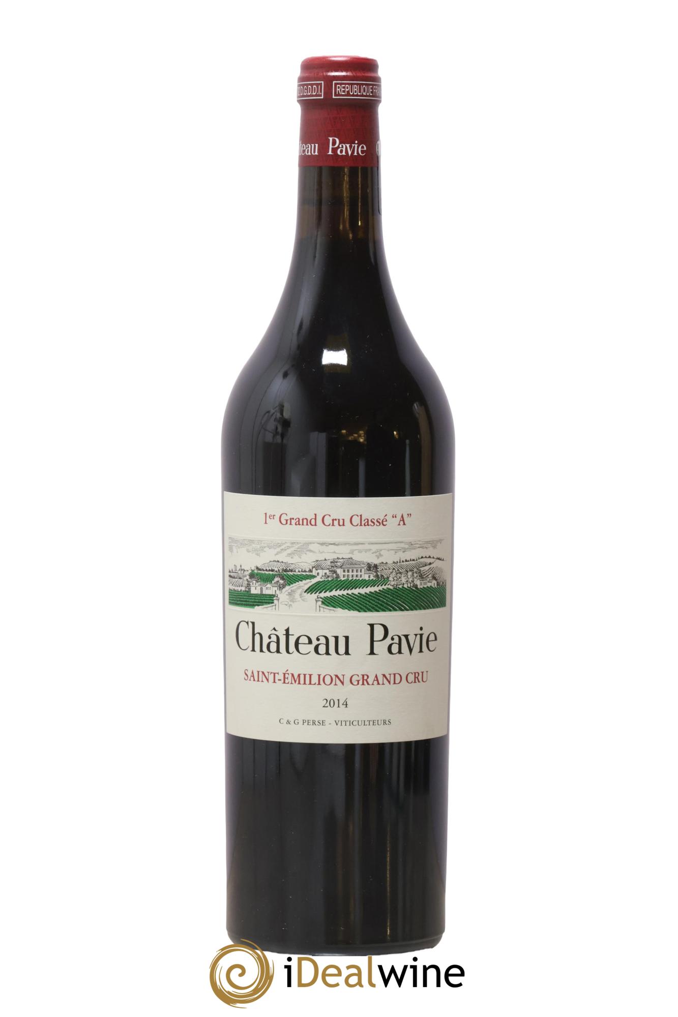 Château Pavie 1er Grand Cru Classé A 2014 - Lot de 1 bouteille - 0