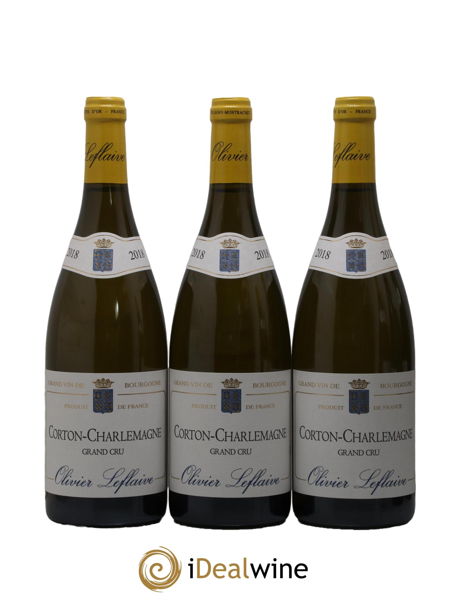 Corton-Charlemagne Grand Cru Olivier Leflaive 2018 - Lot of 6 bottles - 3
