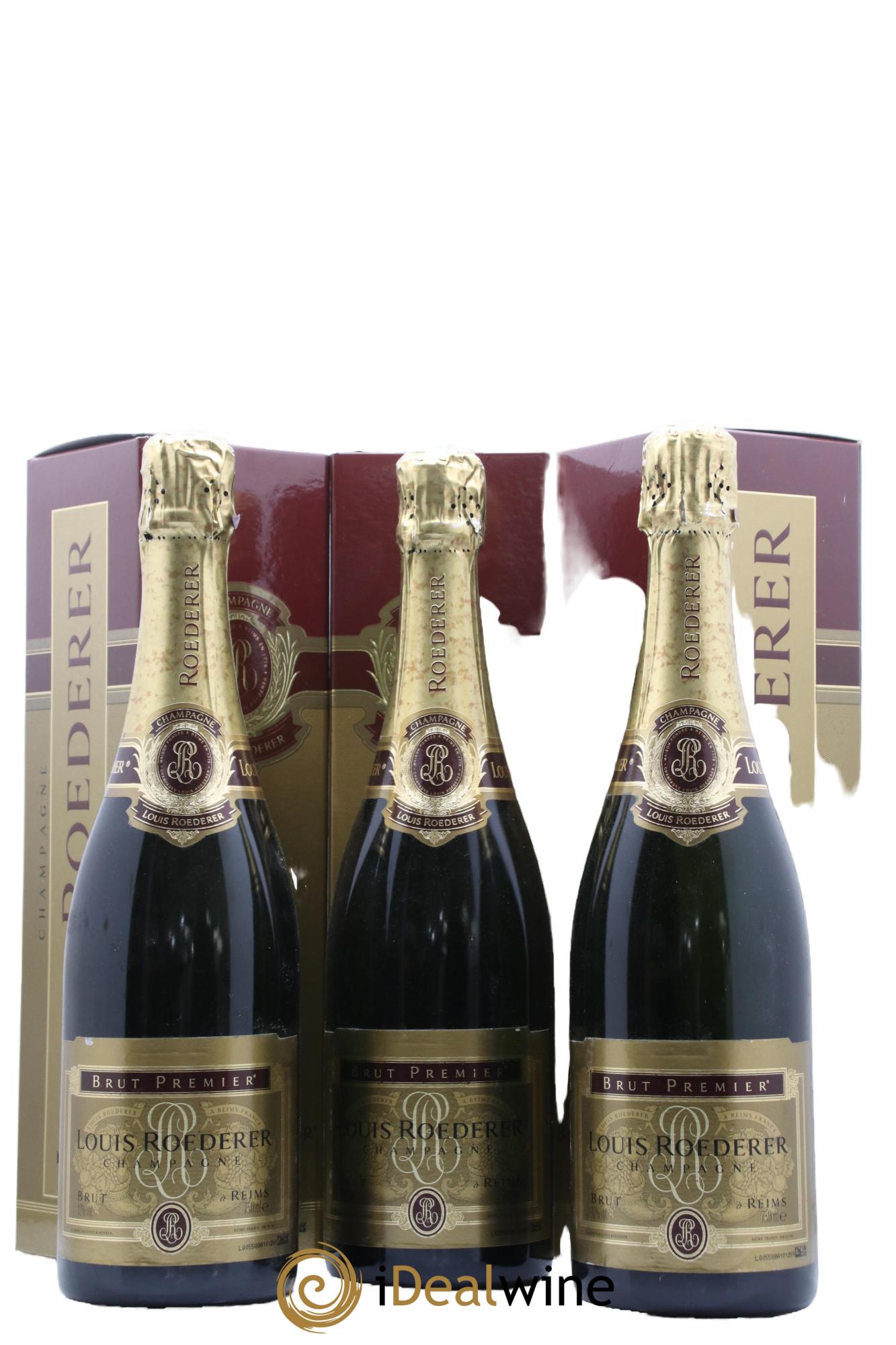 Premier Brut Louis Roederer - Lot de 3 bouteilles - 0