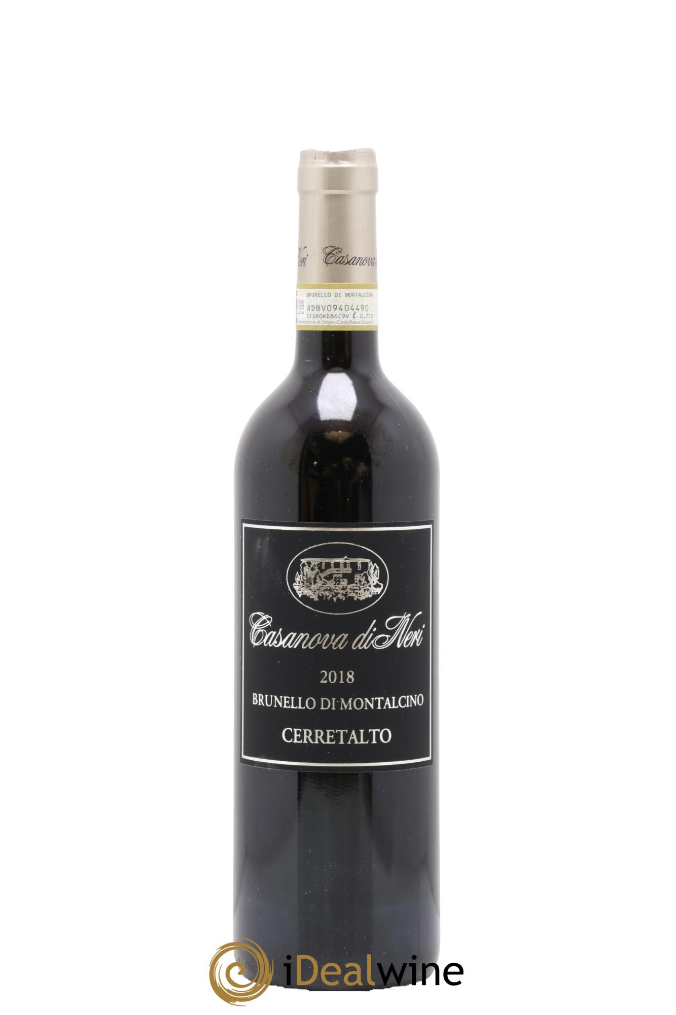 Brunello di Montalcino DOCG Cerretalto Casanova di Neri - Giacomo Neri 2018 - Lot de 1 bouteille - 0