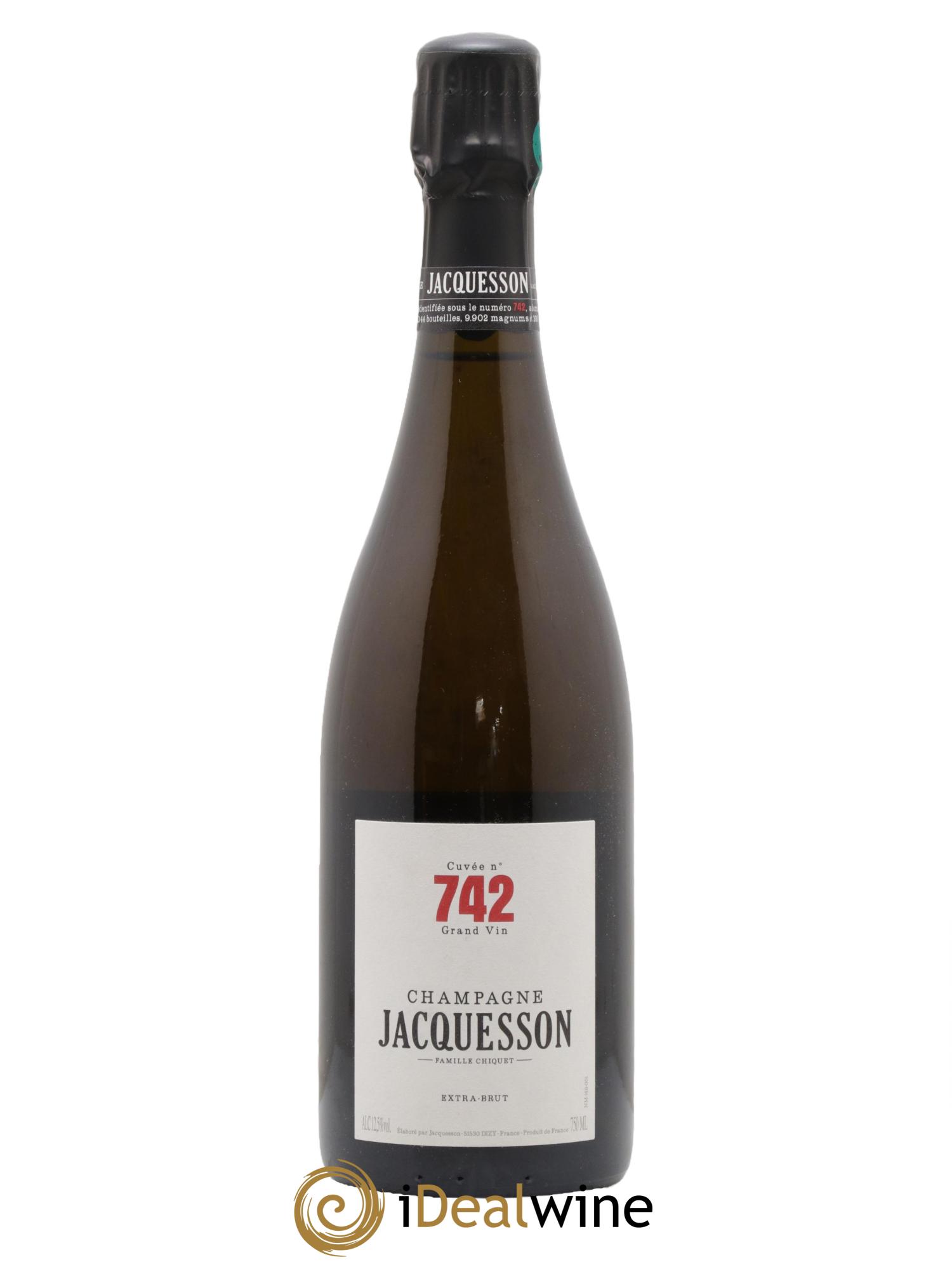 Cuvée 742 Extra-Brut Jacquesson - Lot de 1 bouteille - 0