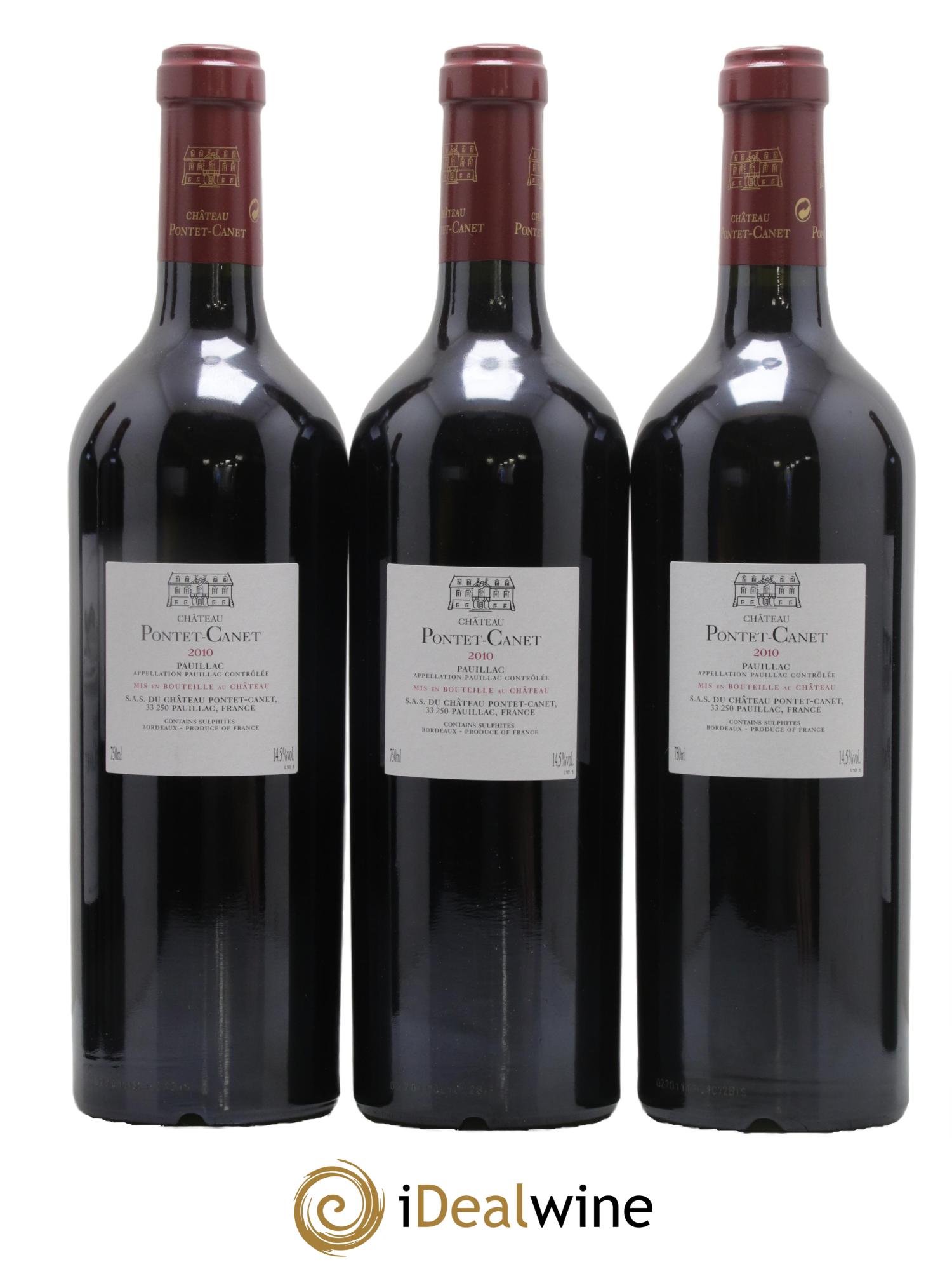 Château Pontet Canet 5ème Grand Cru Classé 2010 - Lotto di 6 bottiglie - 2