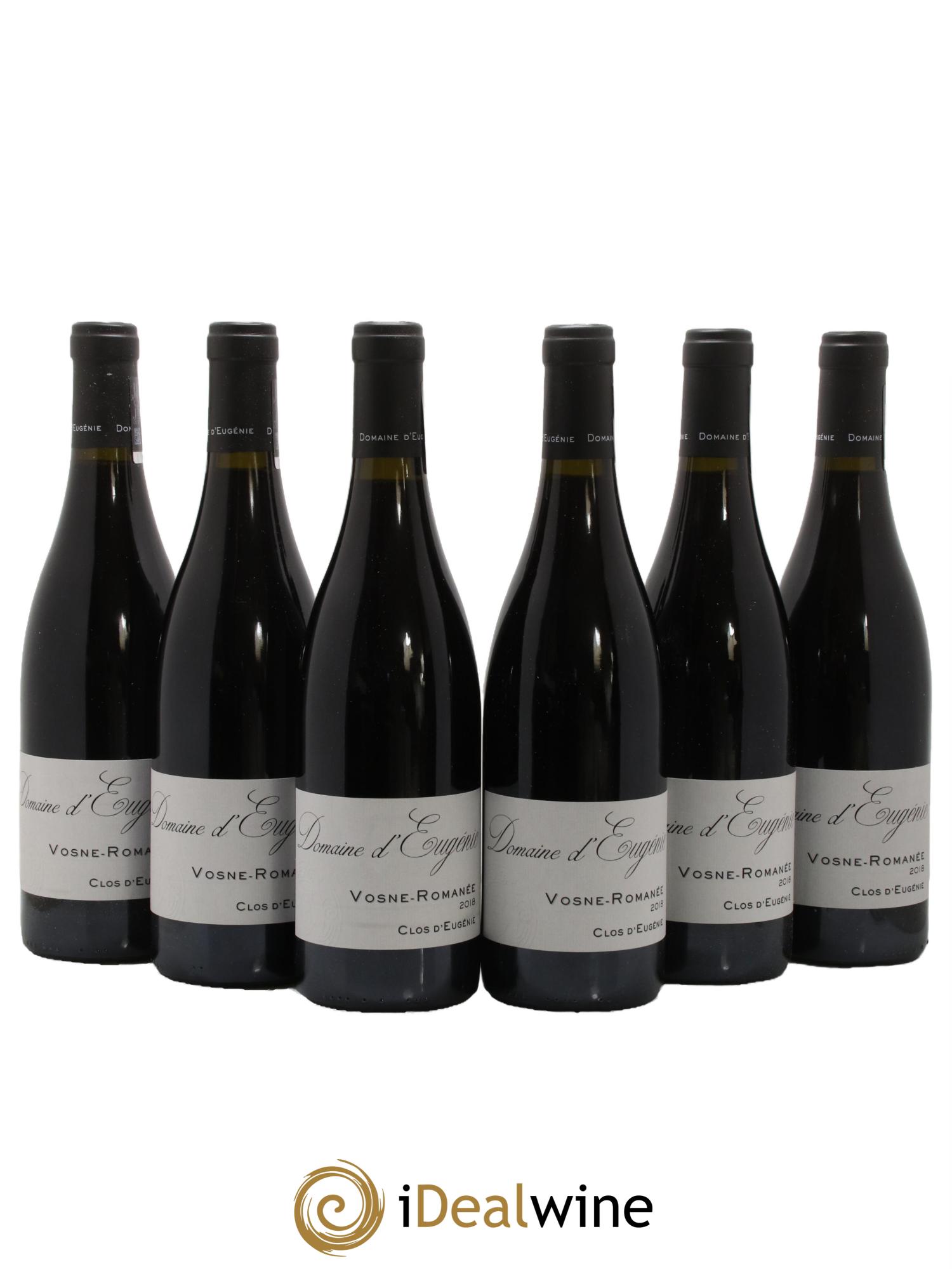 Vosne-Romanée Clos d'Eugénie Domaine René Engel - Domaine Eugénie 2018 - Lot de 6 bouteilles - 0