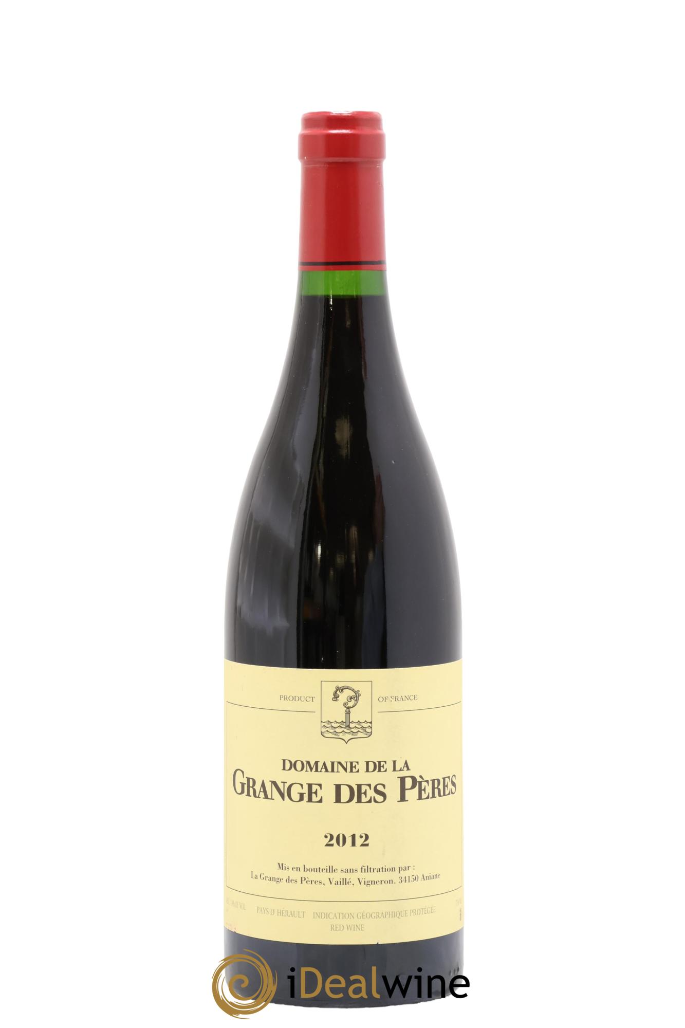 Pays d'Hérault Grange des Pères Laurent Vaillé 2012 - Lotto di 1 bottiglia - 0