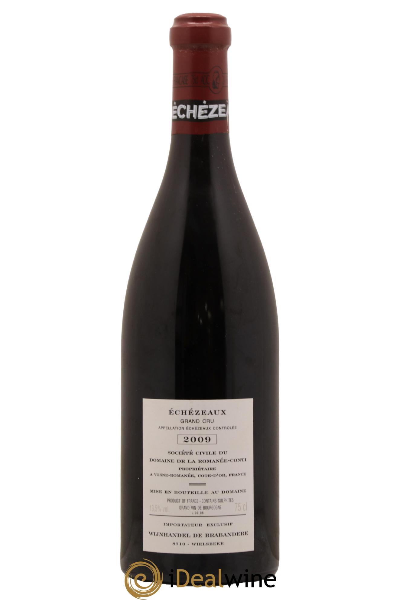 Echezeaux Grand Cru Domaine de la Romanée-Conti 2009 - Lot de 1 bouteille - 1