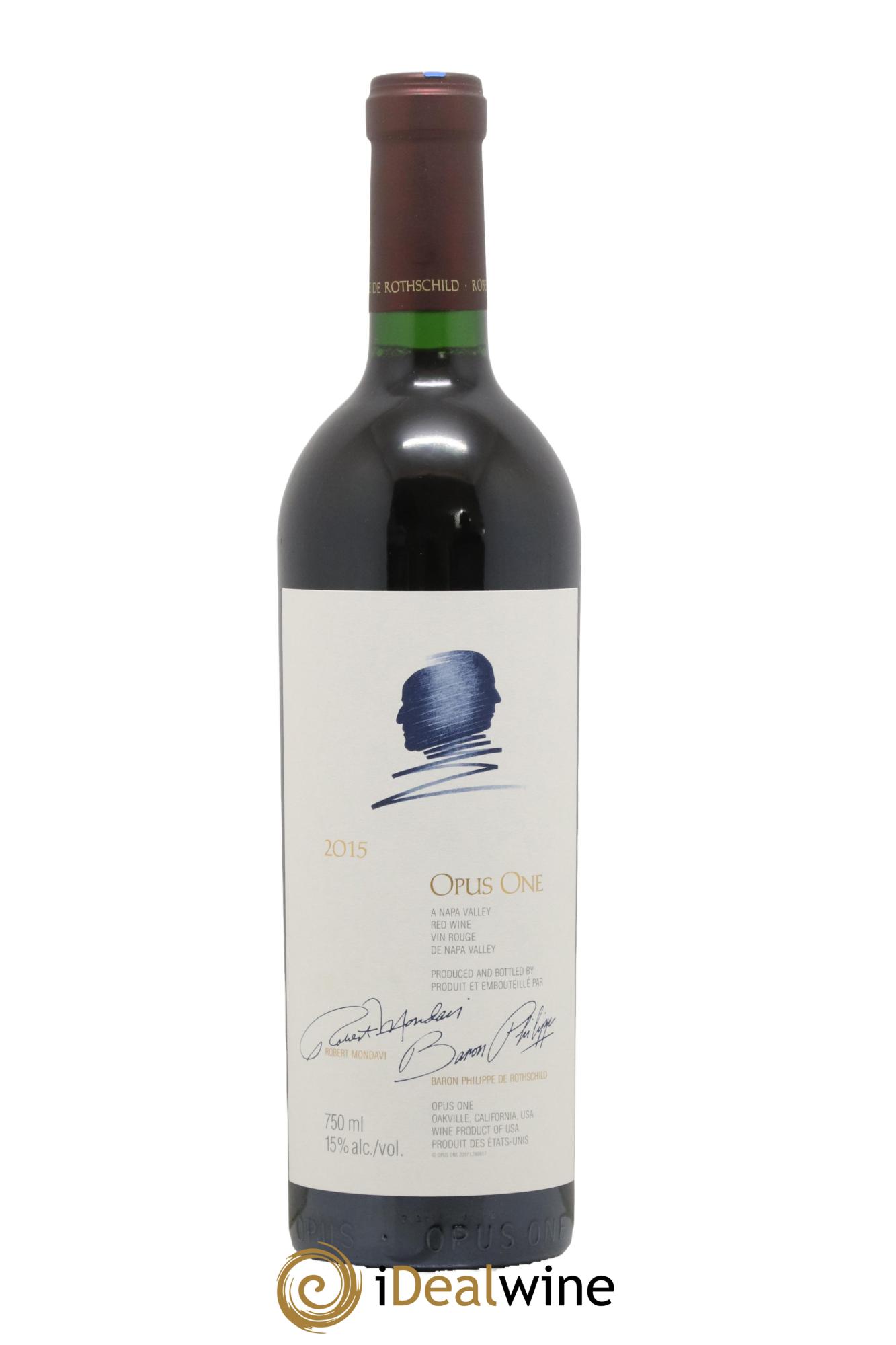 Napa Valley Opus One Robert Mondavi 2015 - Lot de 1 bouteille - 0