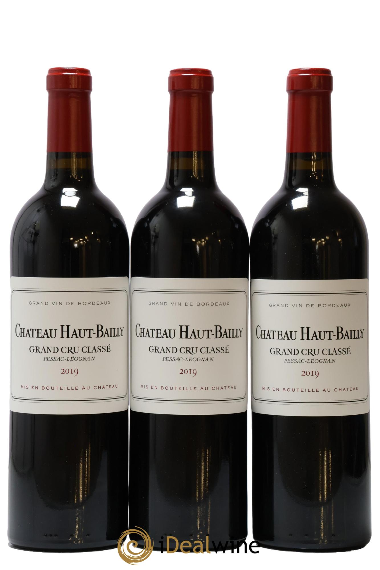Château Haut-Bailly Cru Classé de Graves  2019 - Posten von 3 Flaschen - 0