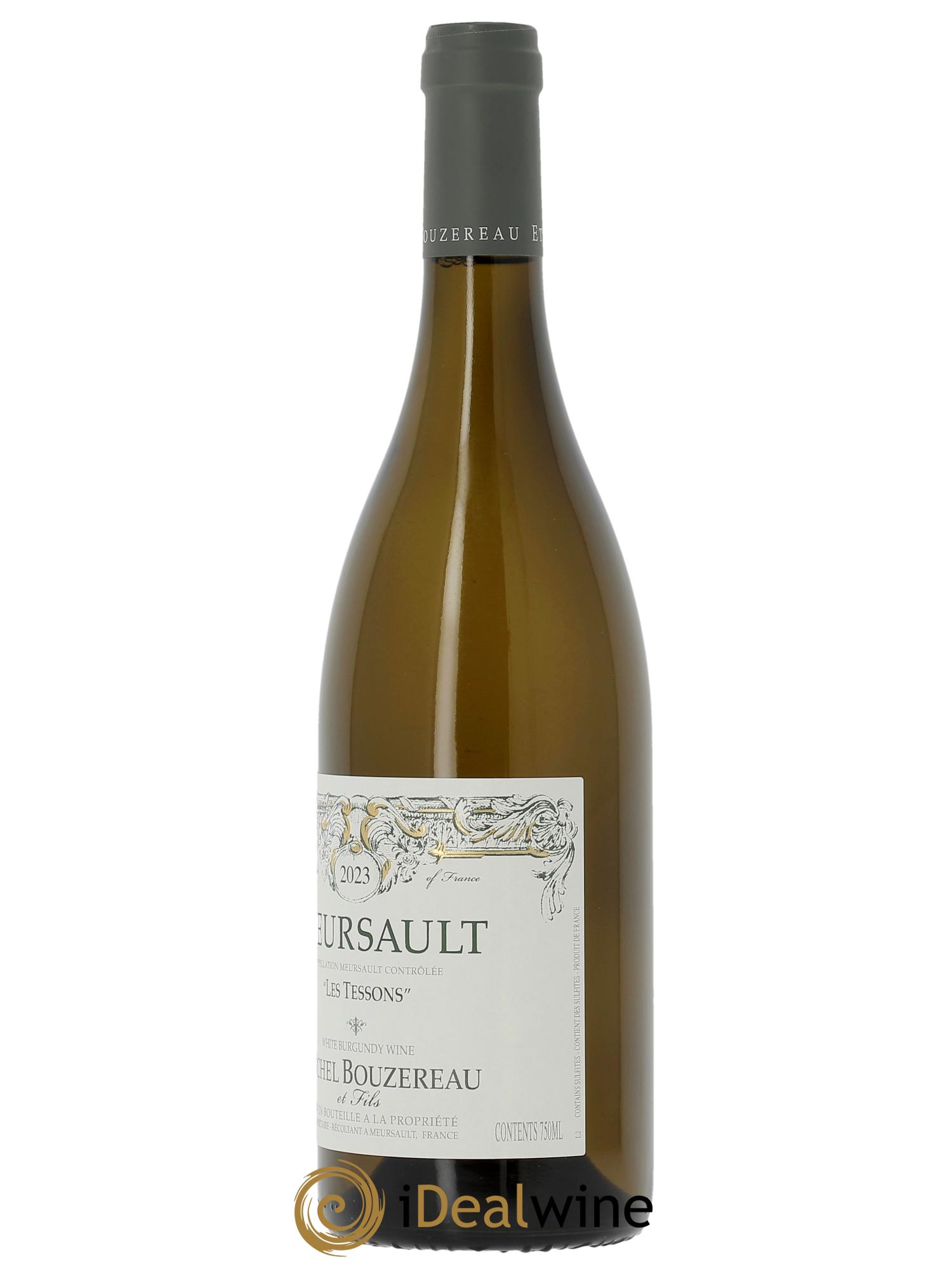 Meursault Les Tessons Michel Bouzereau et Fils (Domaine)  2023 - Lot de 1 bouteille - 1
