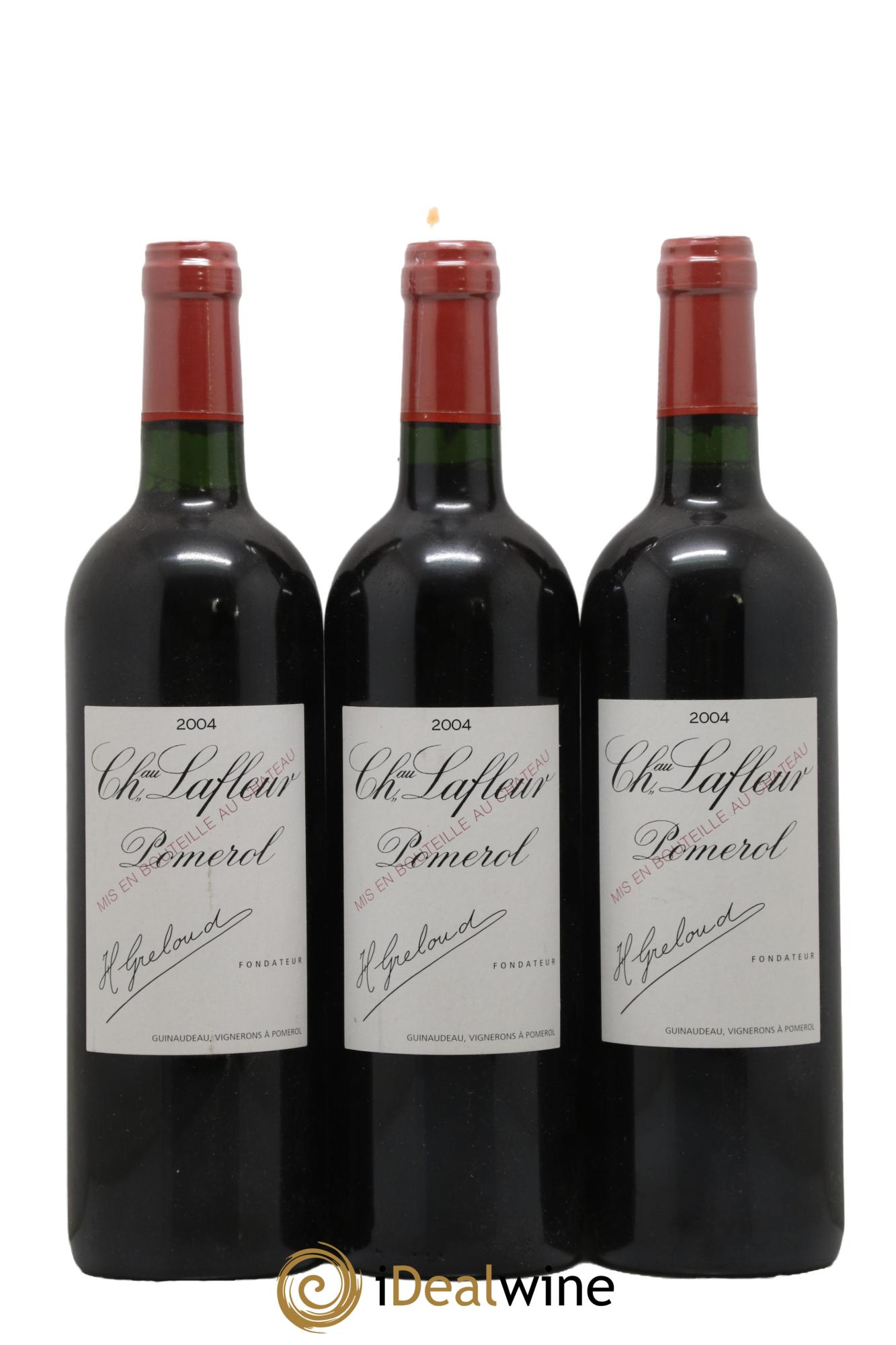 Château Lafleur 2004 - Lot de 3 bouteilles - 0