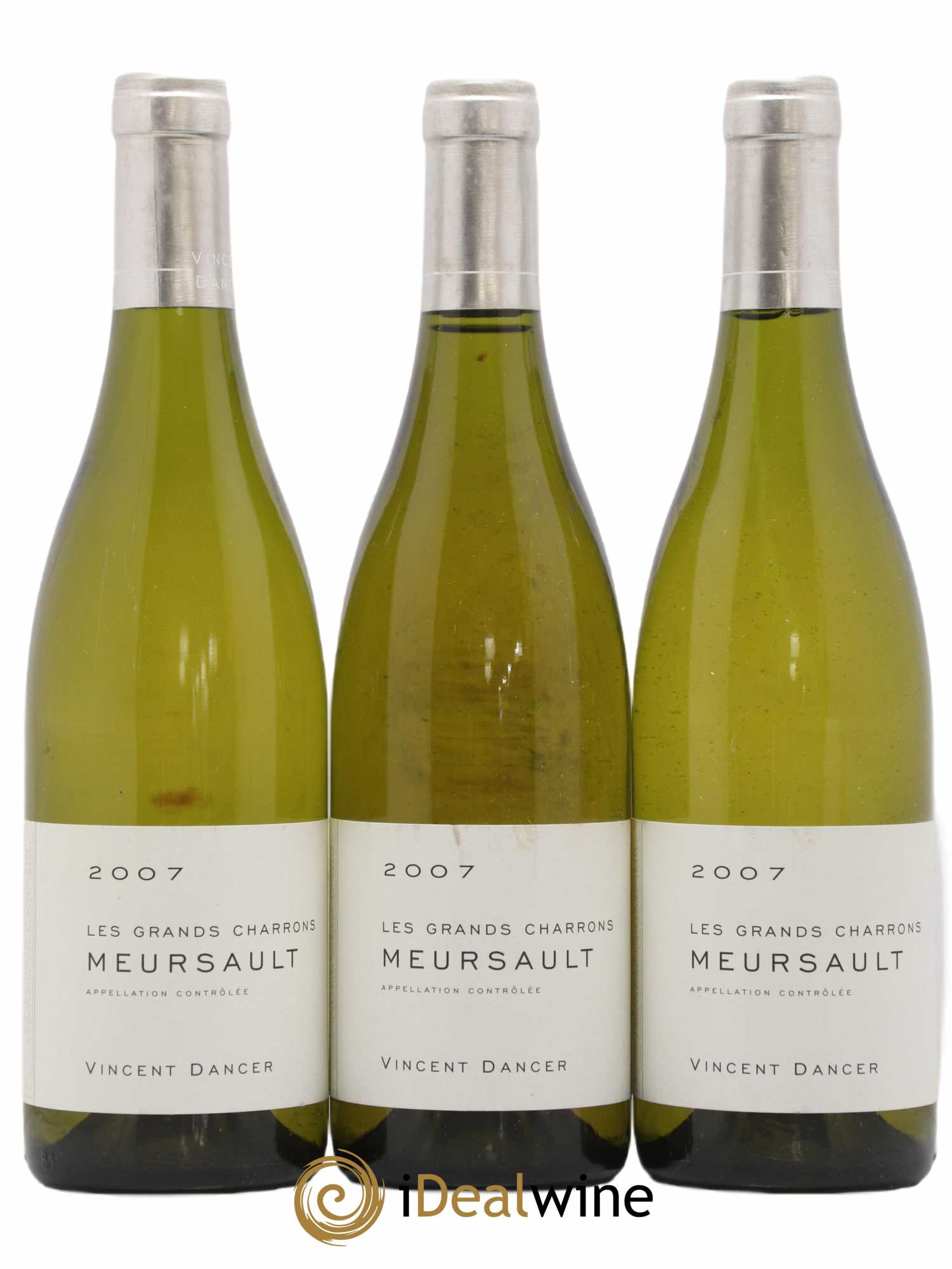 Meursault Les Grands Charrons Vincent Dancer 2007 - Lot de 3 bouteilles - 0